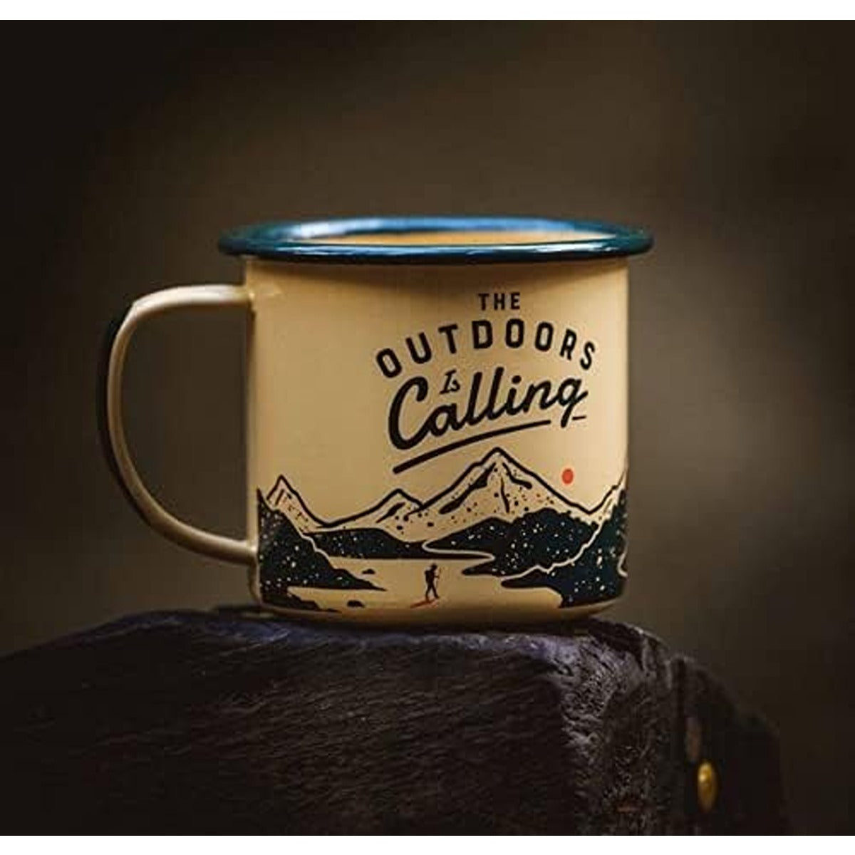 Gentlmens Hardware Enamel Mug - Outdoors is Calling 11 fl.oz / 325 ml