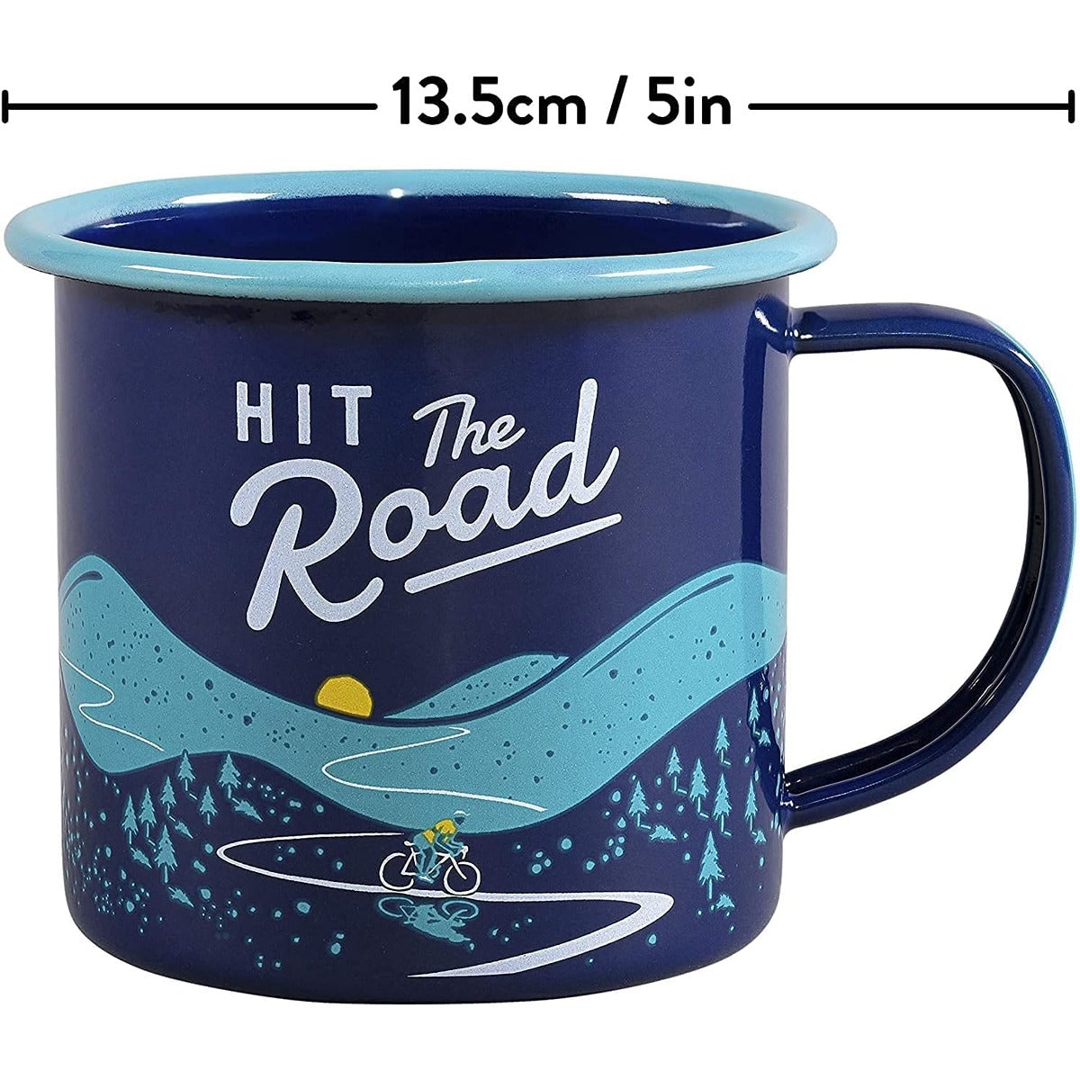 Gentlmens Hardware Enamel Mug - Hit The Road