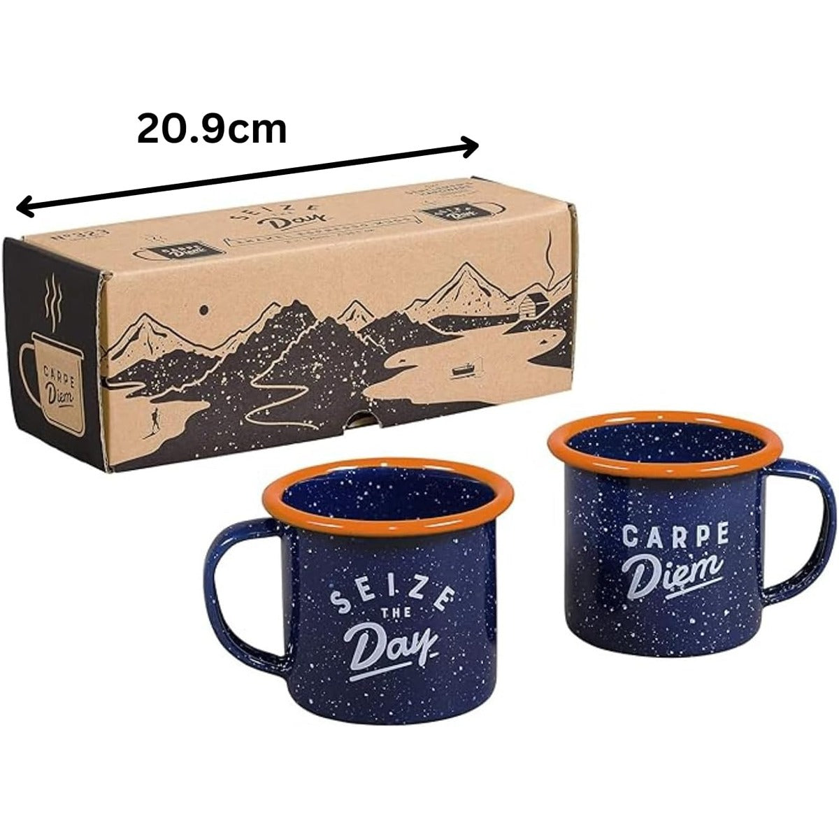 Gentlmens Hardware Enamel Espresso Set