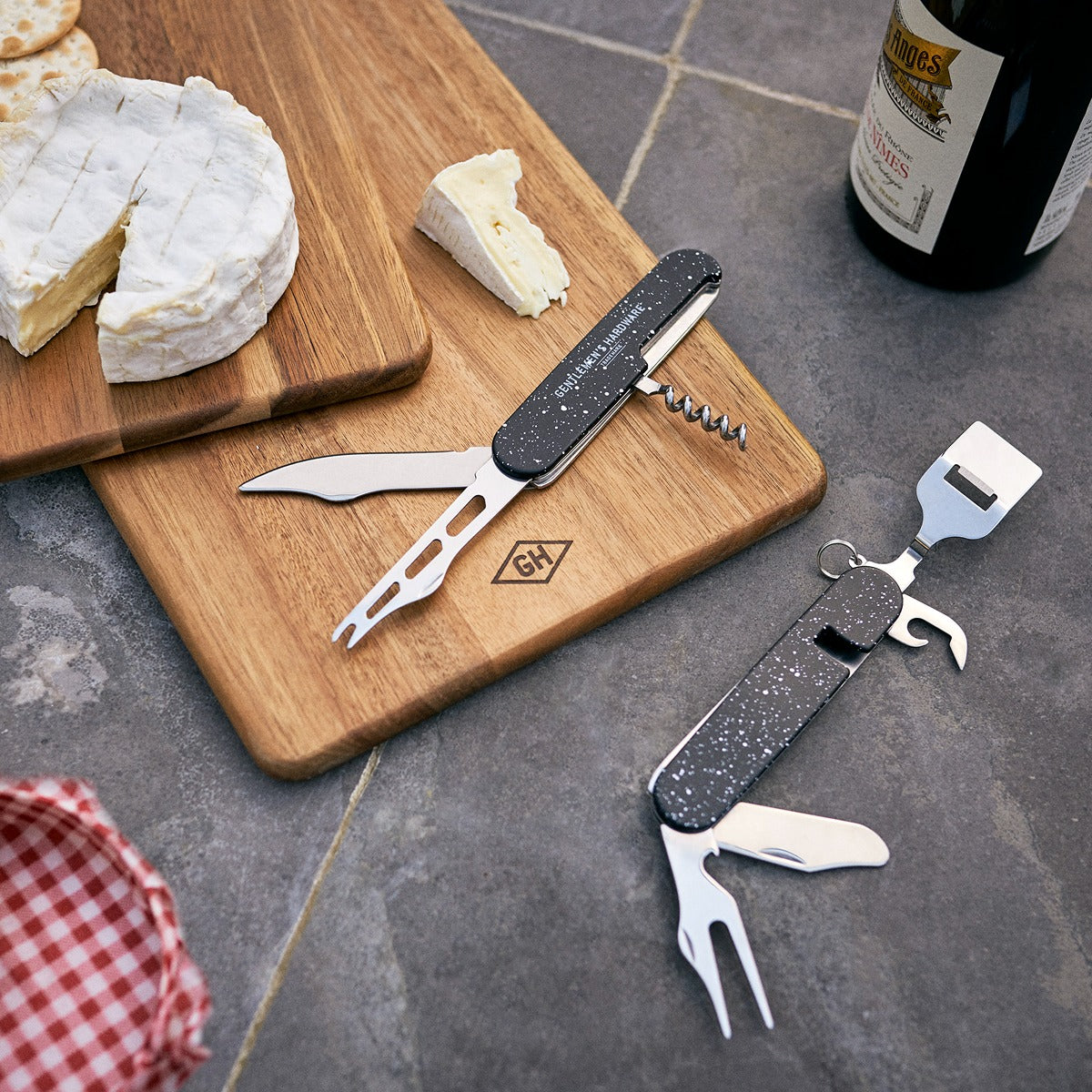Gentlmens Hardware Cheese and Wine Tool
