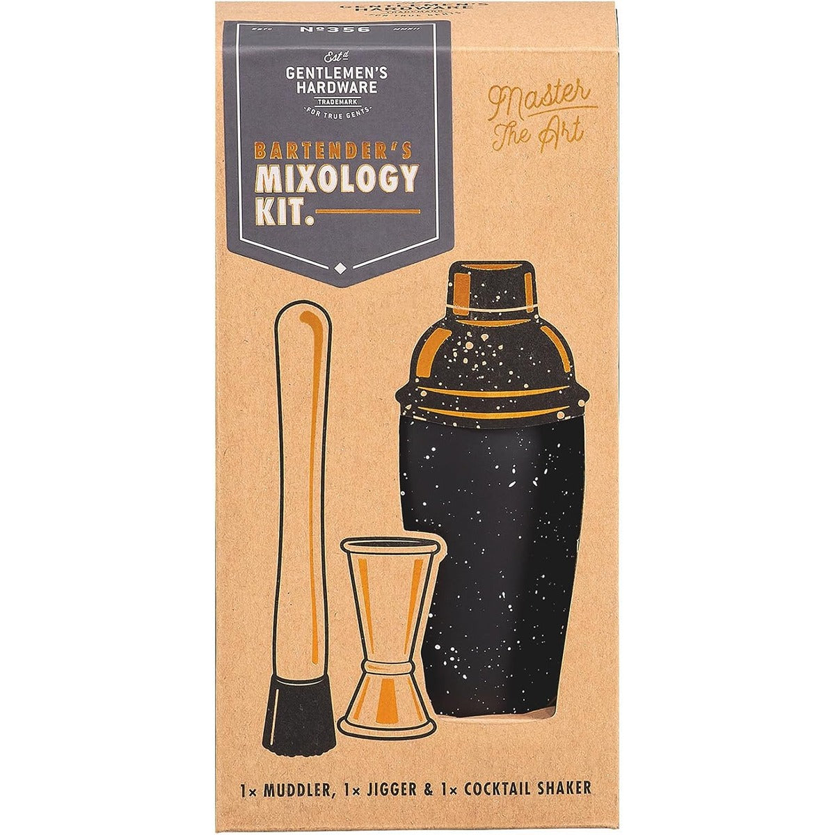Gentlmens Hardware Bartender"s Mixology Kit