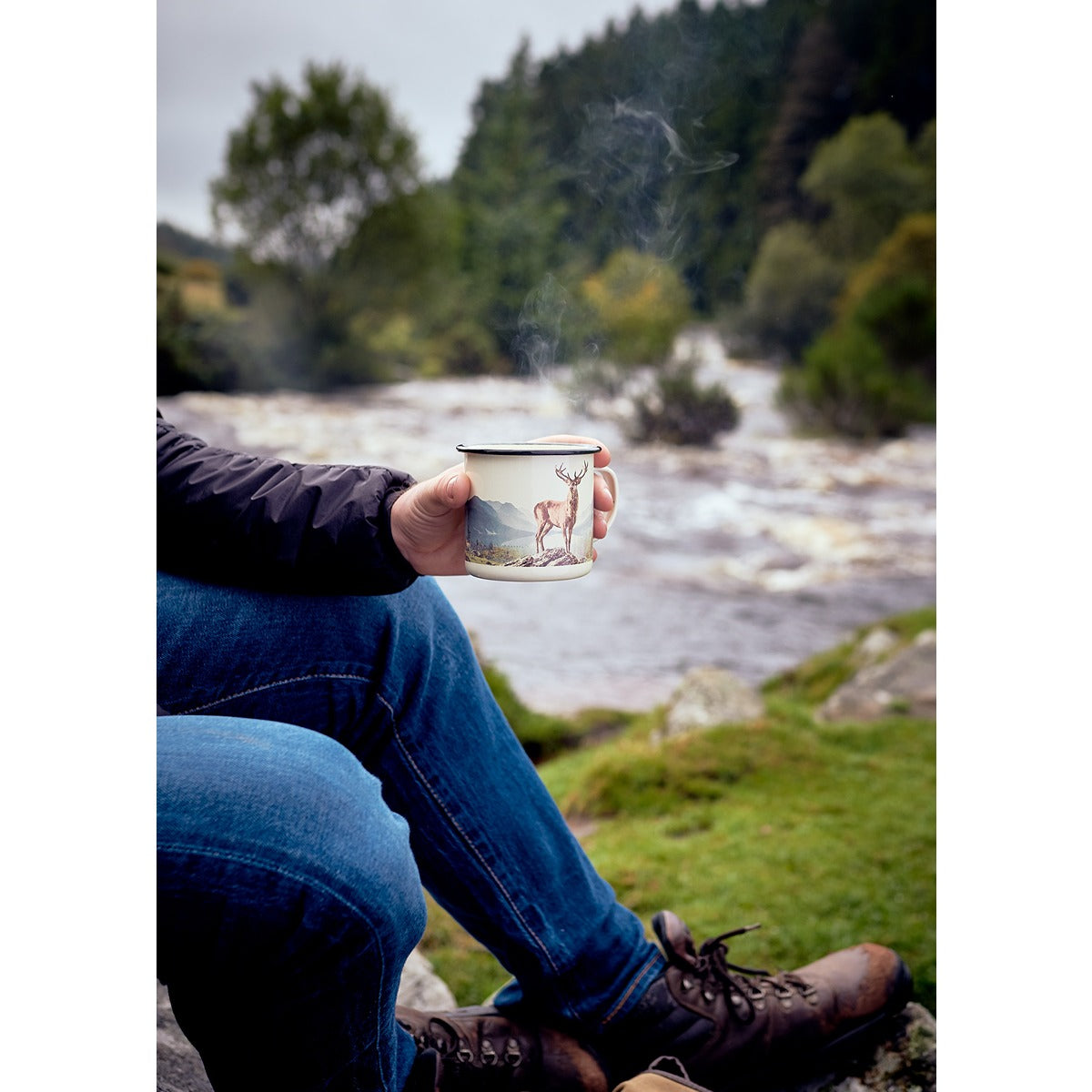 Gentlmens Hardware Enamel Mug - Deer 17 fl.oz / 500 ml