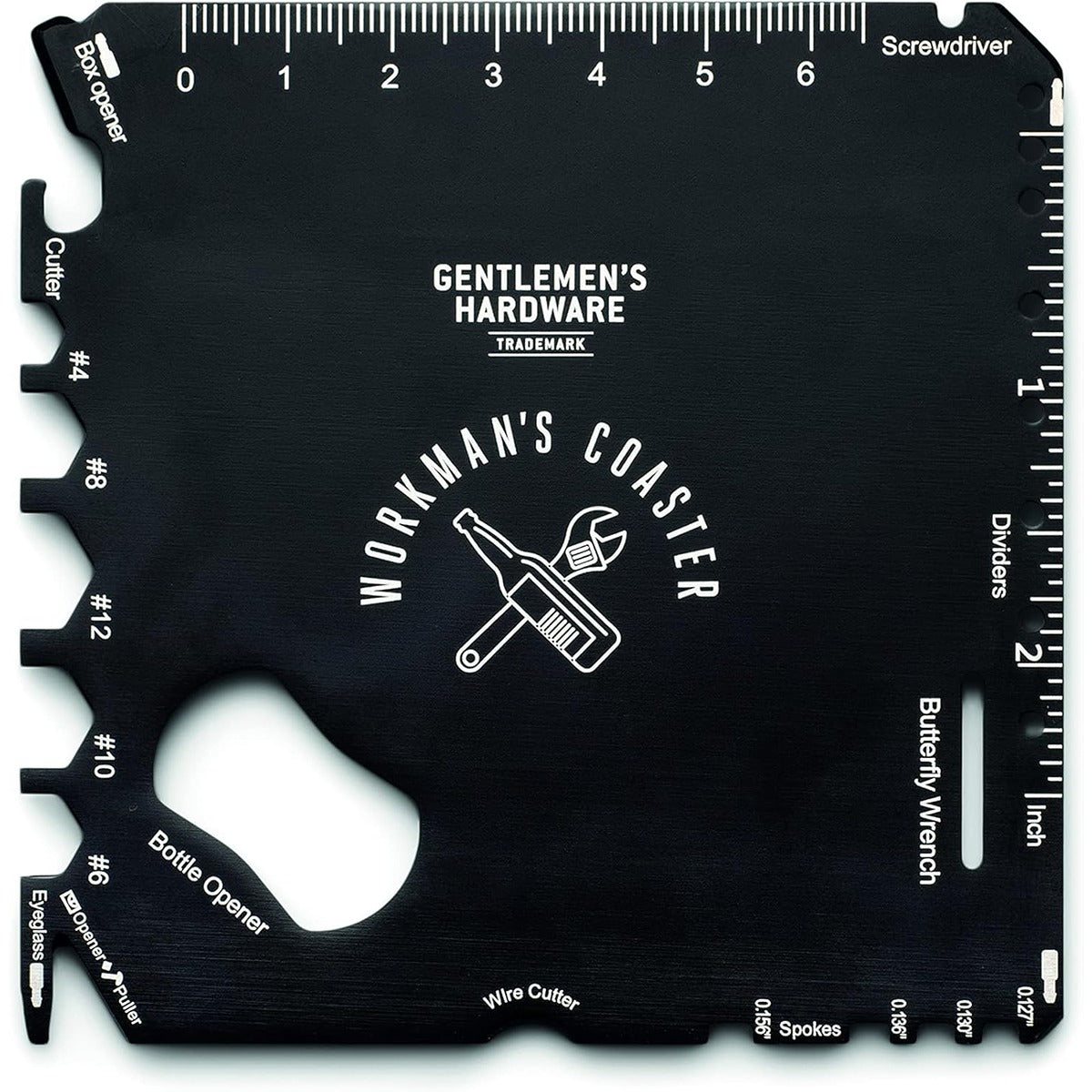 Gentlmens Hardware 20-in-1 Coaster Multi-Tool (Set of 2)
