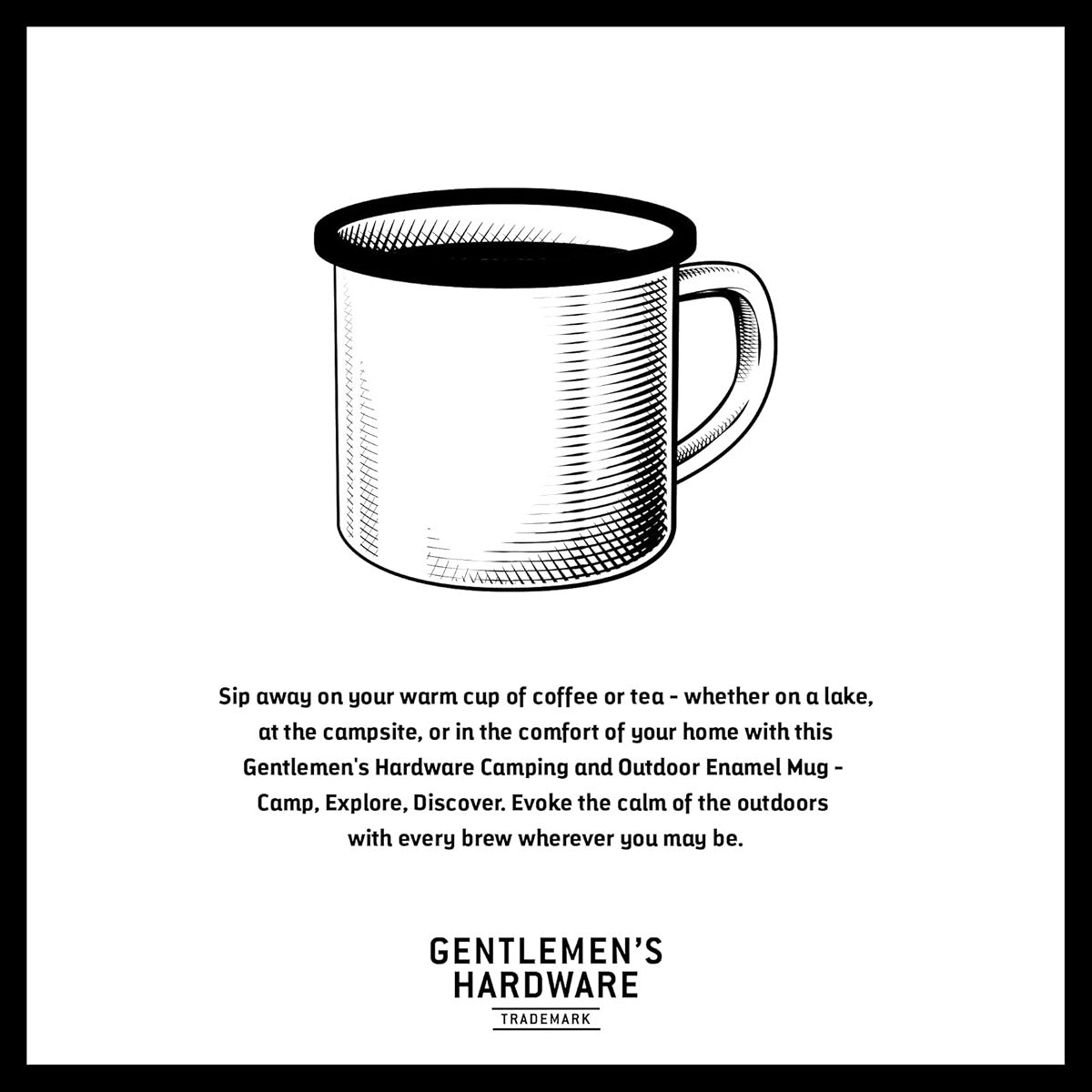 Gentlmens Hardware Enamel Mug Camp Explore