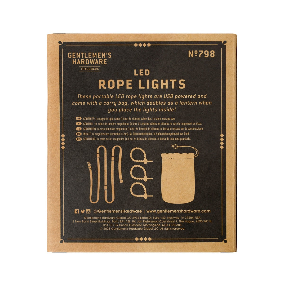 Gentlmens Hardware LED Rope Lights