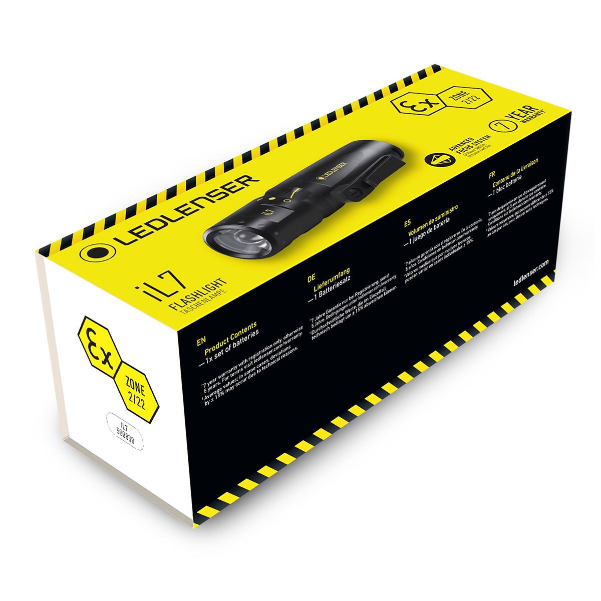 Ledlenser iL7 LED flashlight gift box(II 3G Ex ic IIC T4 Gc/II 3D Ex ic IIIC T135C Dc)