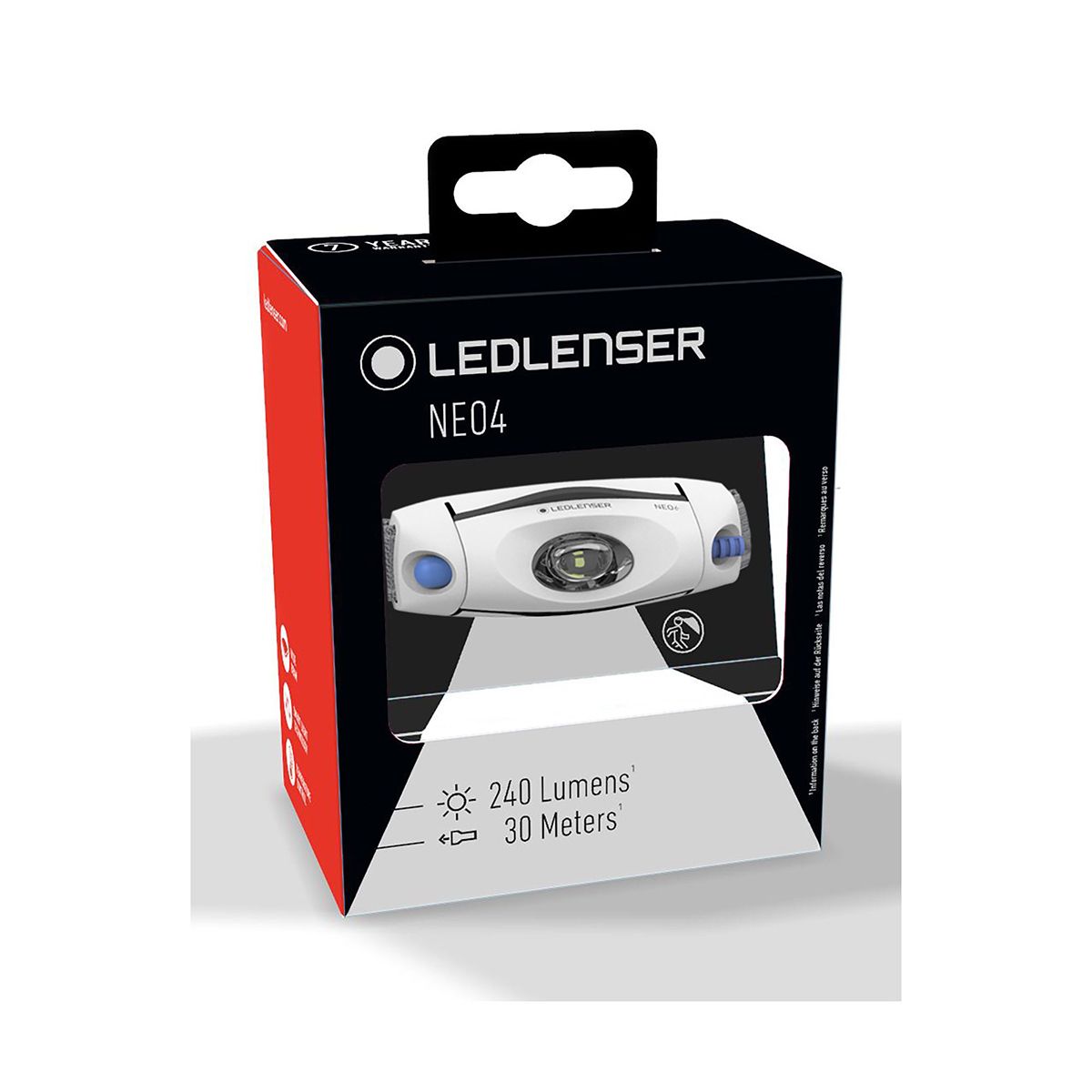 Ledlenser Stirnlampe Neo4 blau Torch Flashlight with Headband, Blue