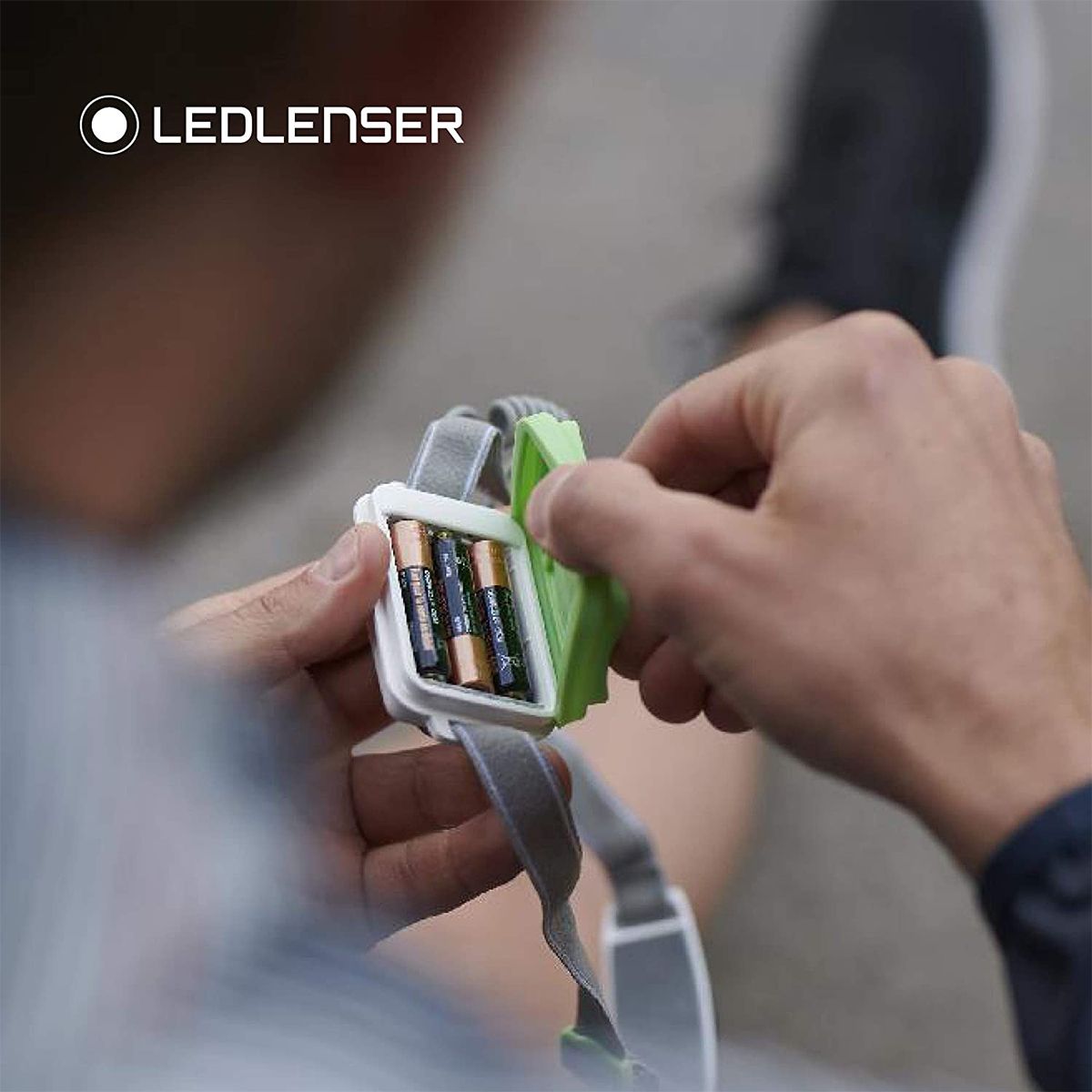 Ledlenser Stirnlampe Neo4 blau Torch Flashlight with Headband, Blue