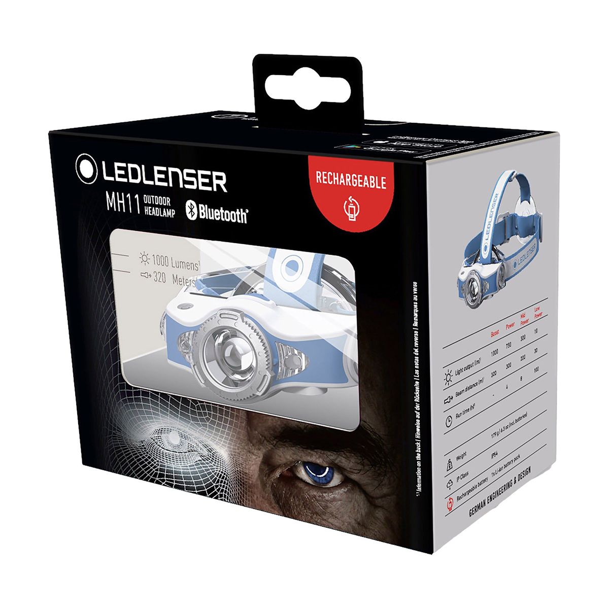 Ledlenser MH11 Blue Window Box