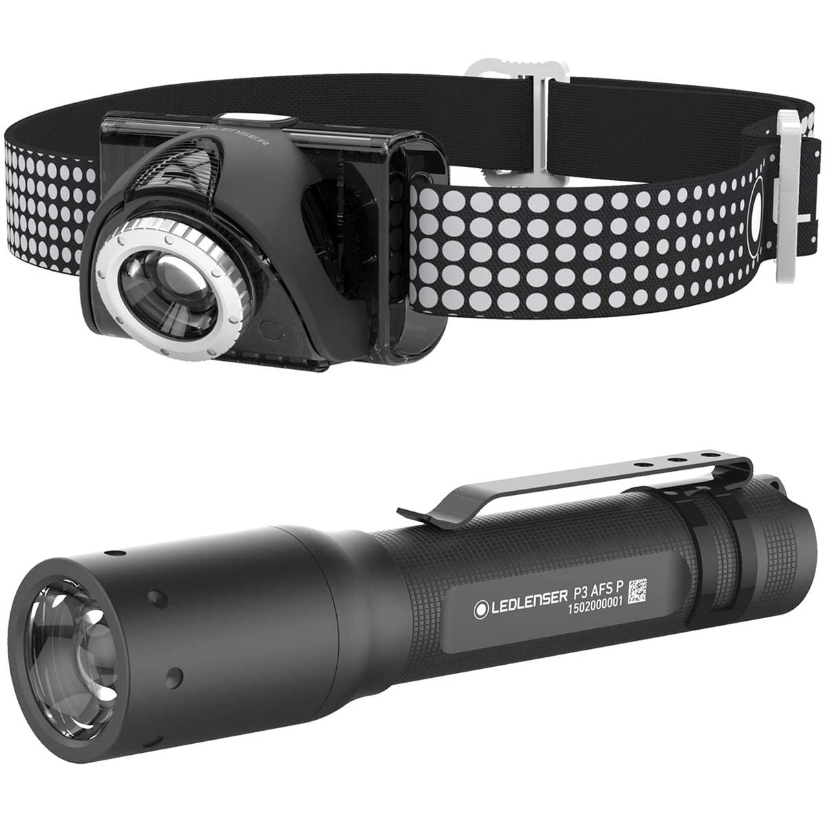 Ledlenser SEO7R Headlamp And P3 Flashlight Combo