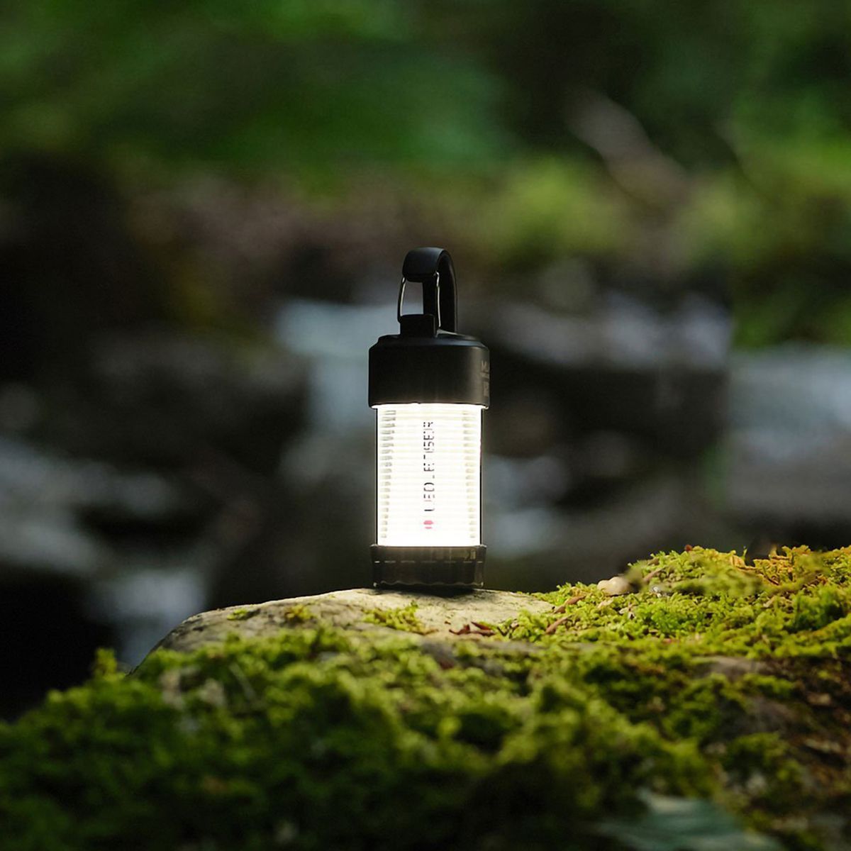 Ledlenser ML4 Mini Outdoor Lantern 300 Lumens 45 Hour Burn Time Anti-Glare Red Light Rechargeable with Battery Pack and Magnetic Charging Cable