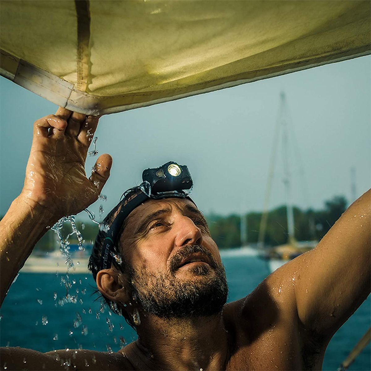 Ledlenser MH8 Black Headlamp Window Box