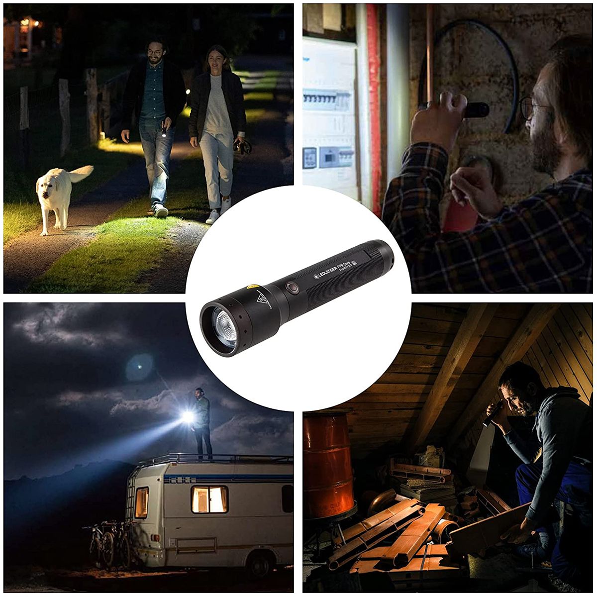 Ledlenser P7R Core Rechargeable Torch Black, One Size