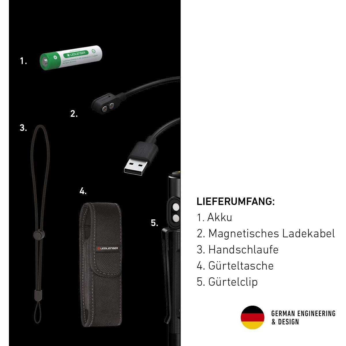 Ledlenser P2R Work Flashlight 100 Lumens