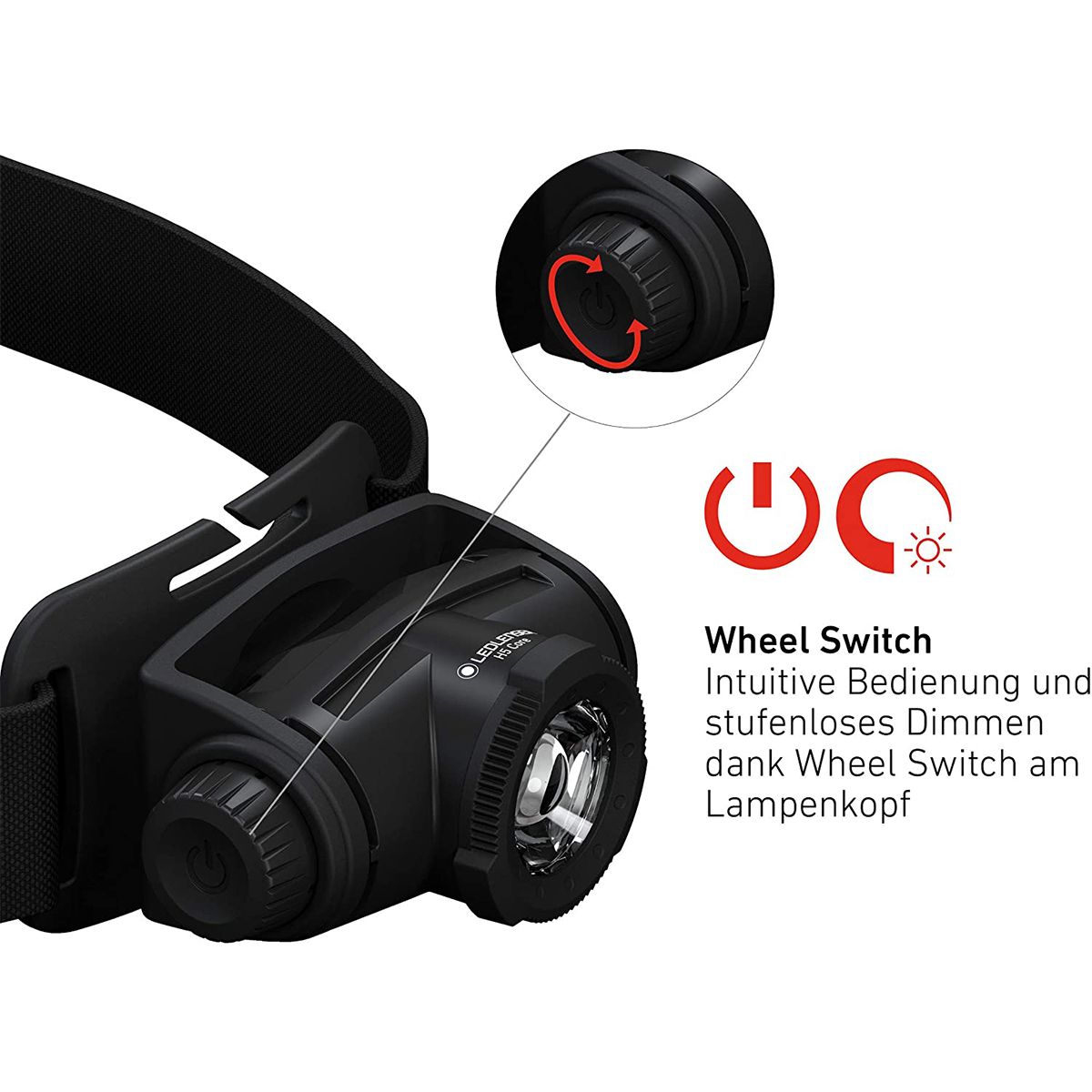 Ledlenser LED502193 Headtorch Head lamp, Black