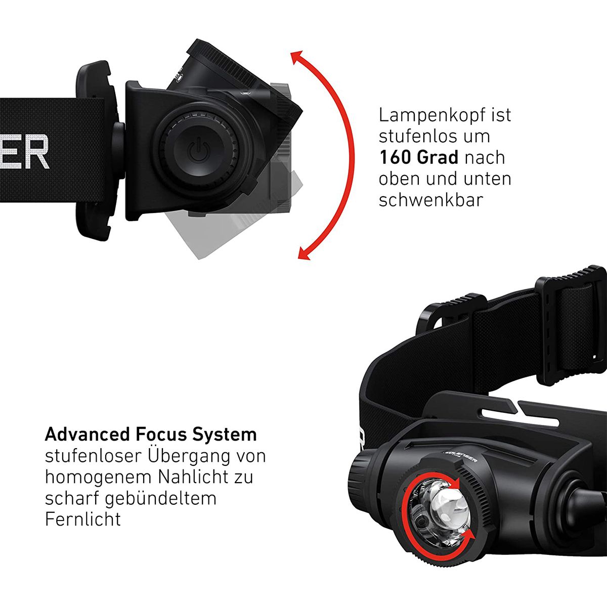 Ledlenser LED502193 Headtorch Head lamp, Black