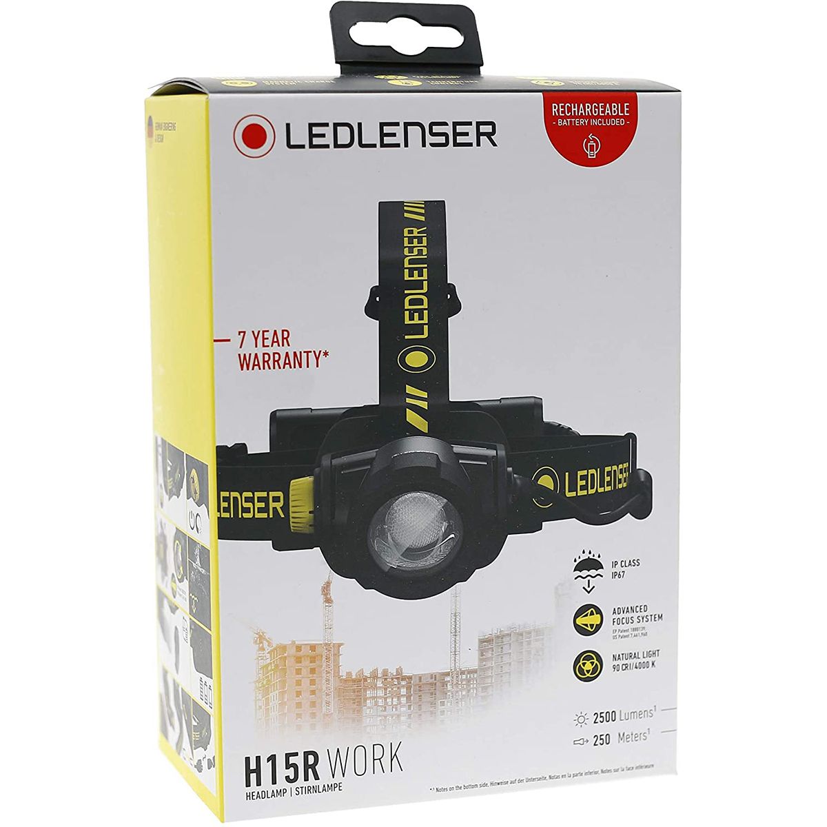 Ledlenser H15R Work 2500 Lumen Headlamp