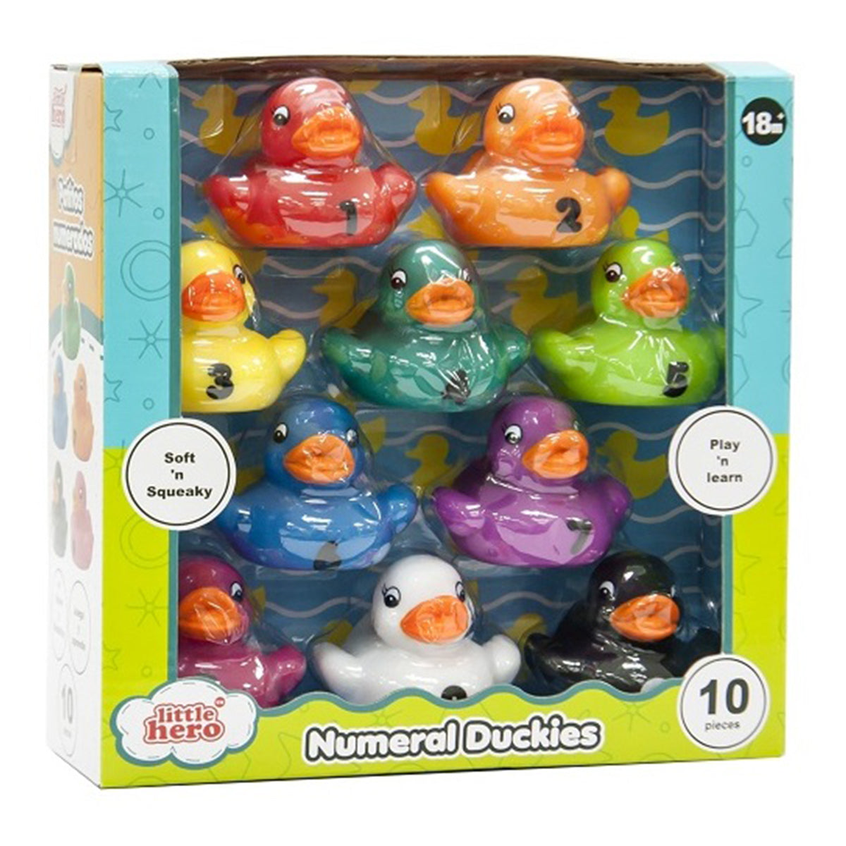 Little Hero Numeral Duckies - Multicolor
