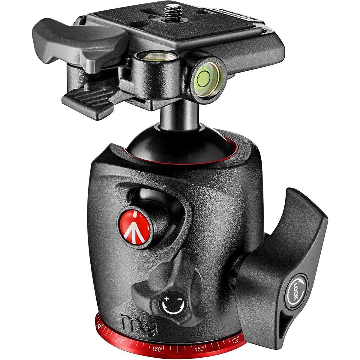 Manfrotto Manfrotto 190 ALU 3 SEC KIT BALL HEAD quick release clamp and plate