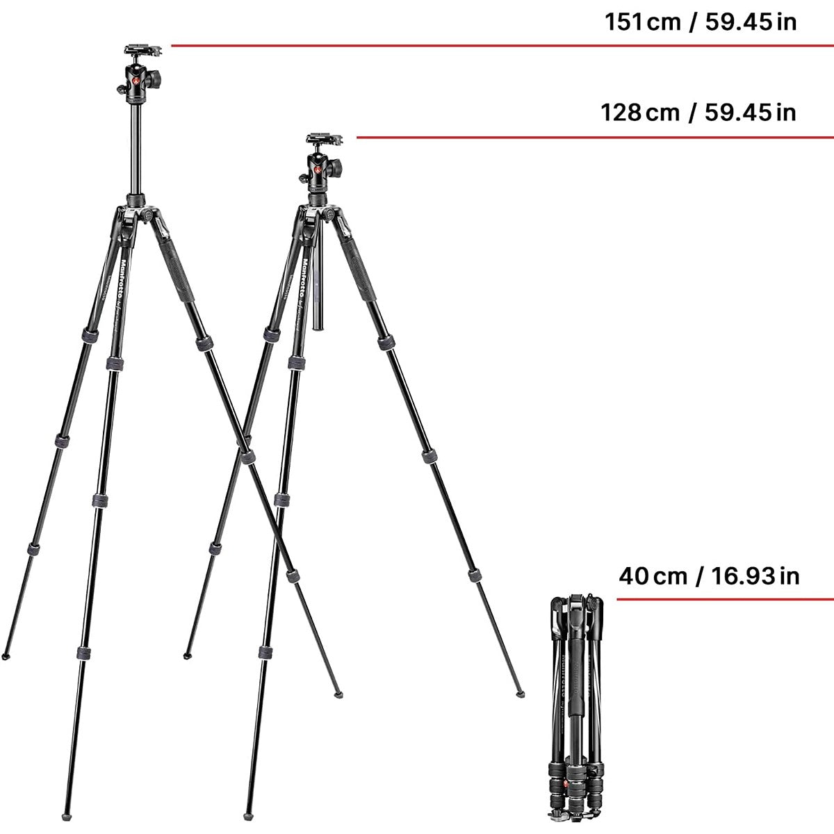 Manfrotto Manfrotto Befree Advanced Travel Aluminum Tripod with Ball Head (Twist Locks, Black)