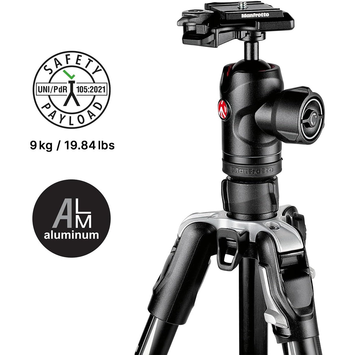 Manfrotto Manfrotto Befree Advanced Travel Aluminum Tripod with Ball Head (Twist Locks, Black)