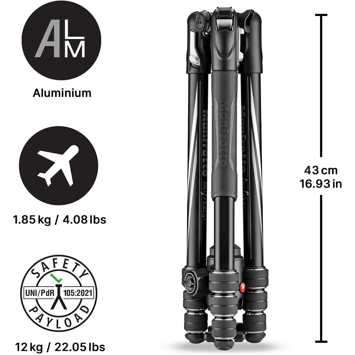 Manfrotto Manfrotto Befree Advanced Travel Tripod, Twist Lock with Ball Head