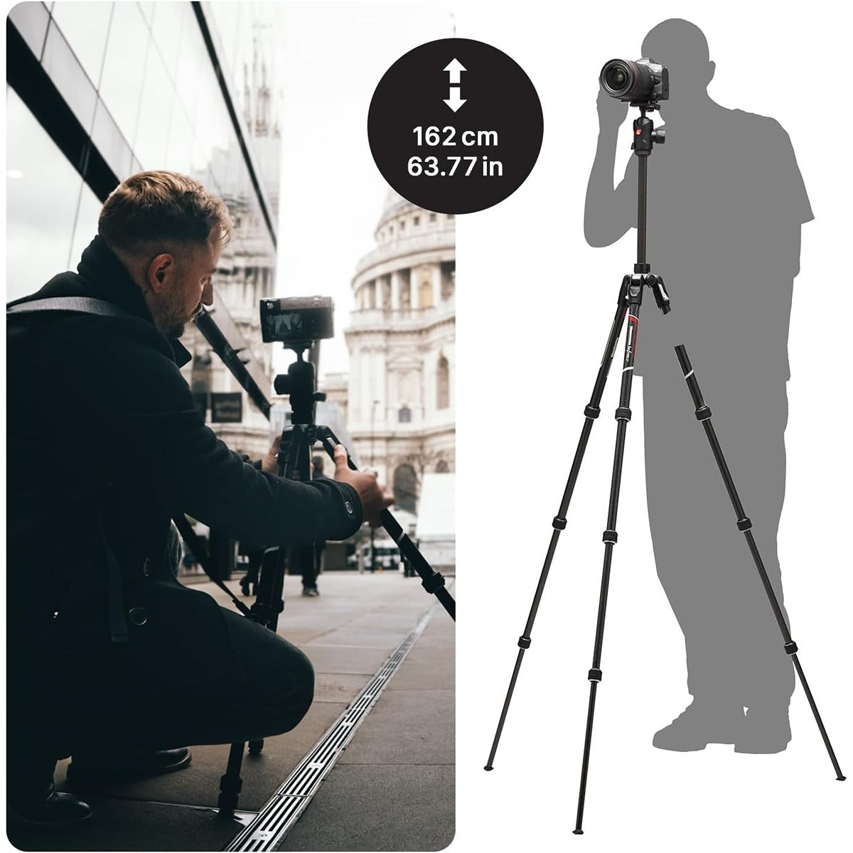 Manfrotto Manfrotto Befree GT Travel Carbon Fiber Tripod with 496 Ball Head Twist Lock