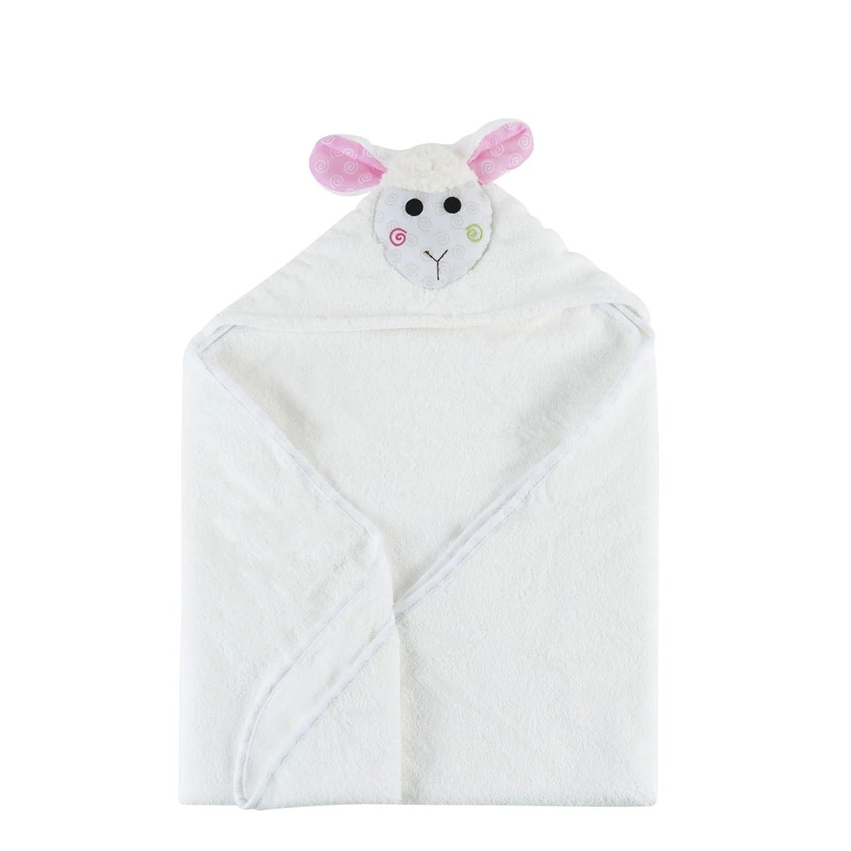 Zoocchini Baby Hooded Towel - Lola the Lamb