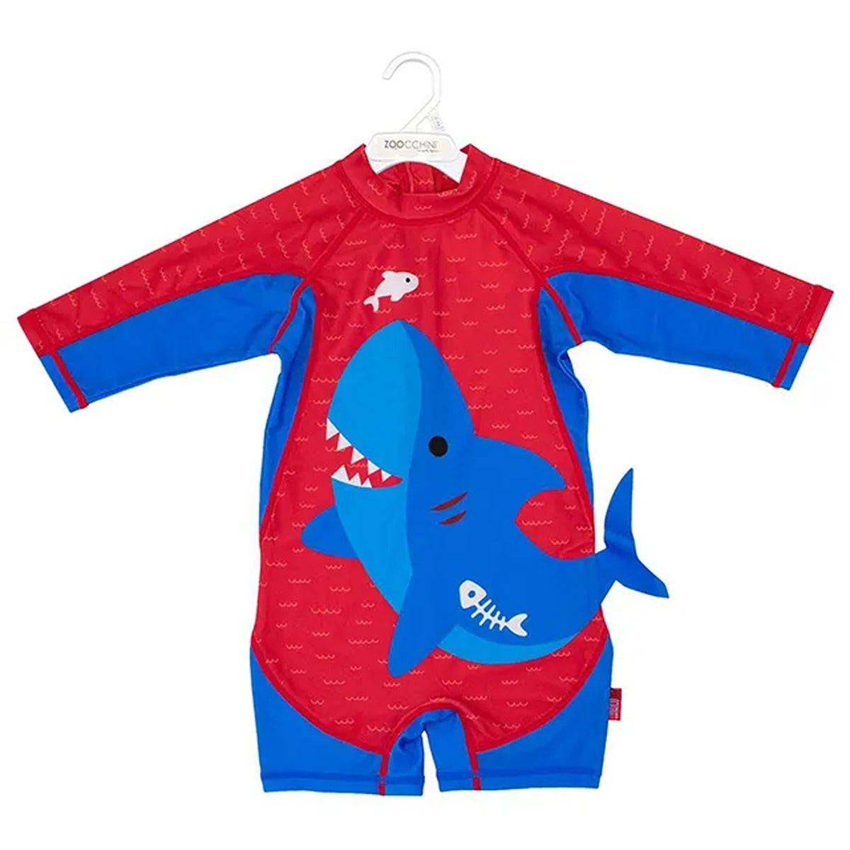 Zoocchini One Piece Surf Swimsuit - Blue Shark - 12-24M