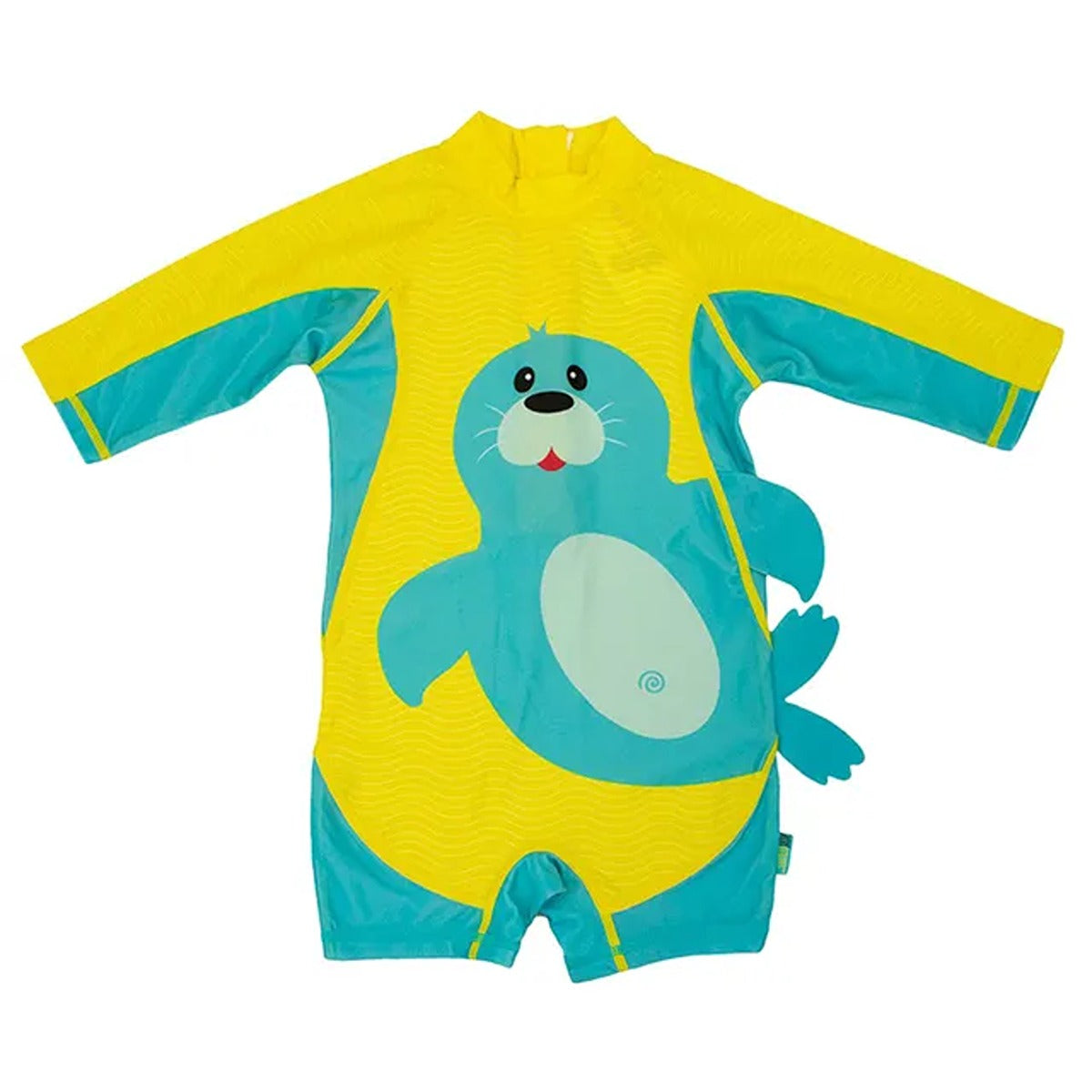 Zoocchini One Piece Surf Swimsuit - Seal - 6-12M