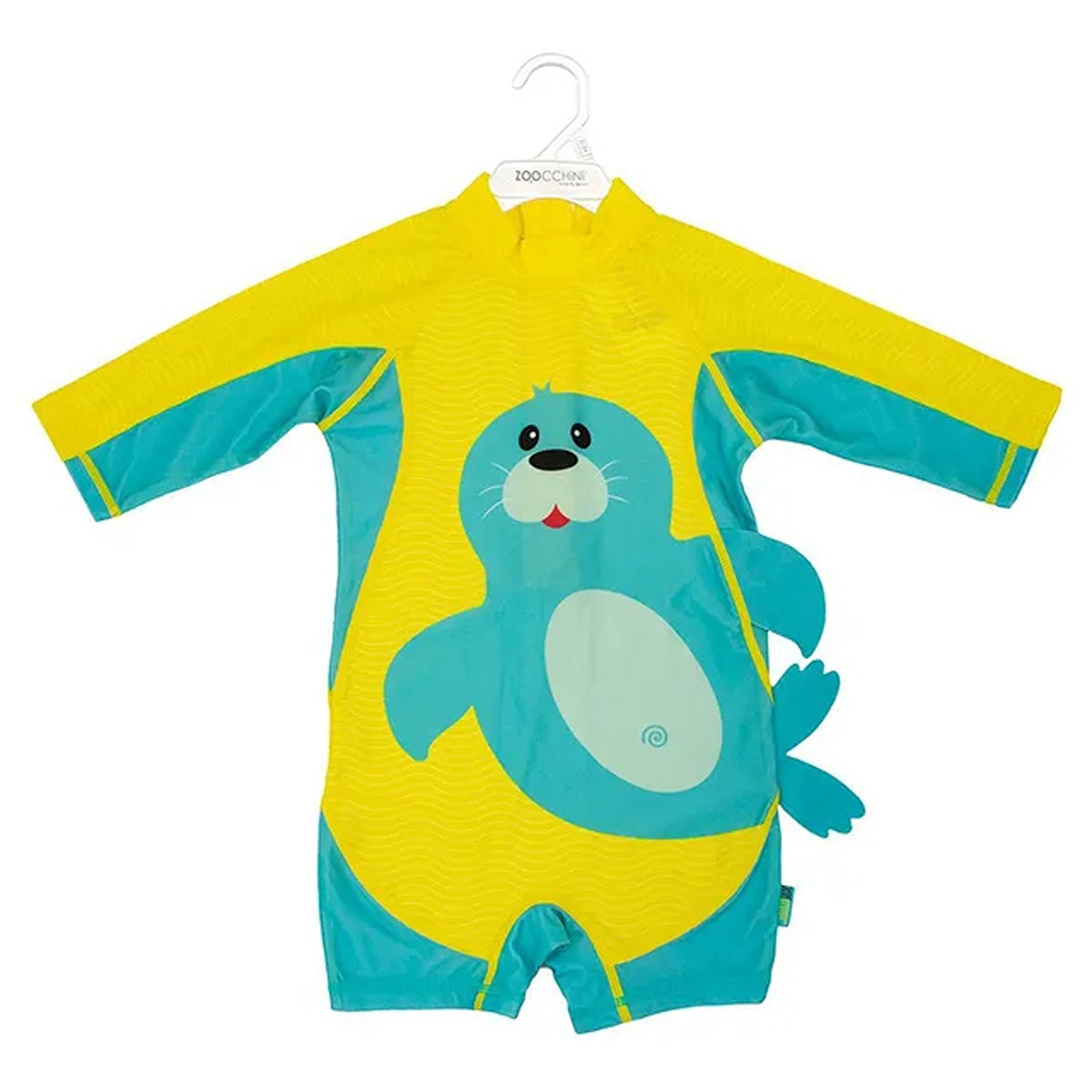 Zoocchini One Piece Surf Swimsuit - Seal - 6-12M