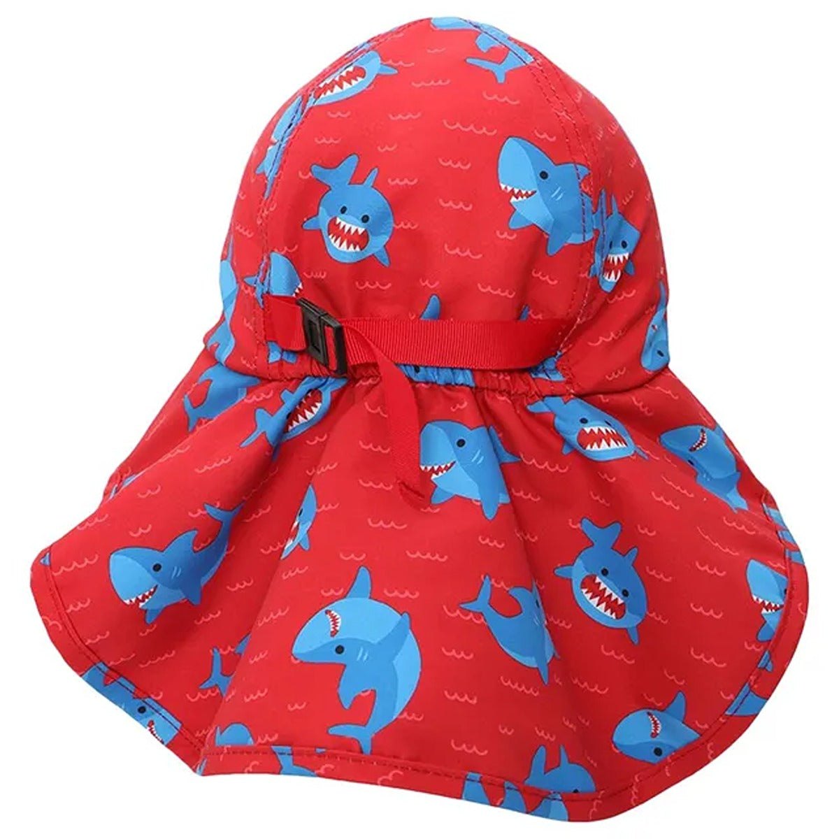 Zoocchini UPF50+ Cape Sunhat - Blue Shark - 2-4Y