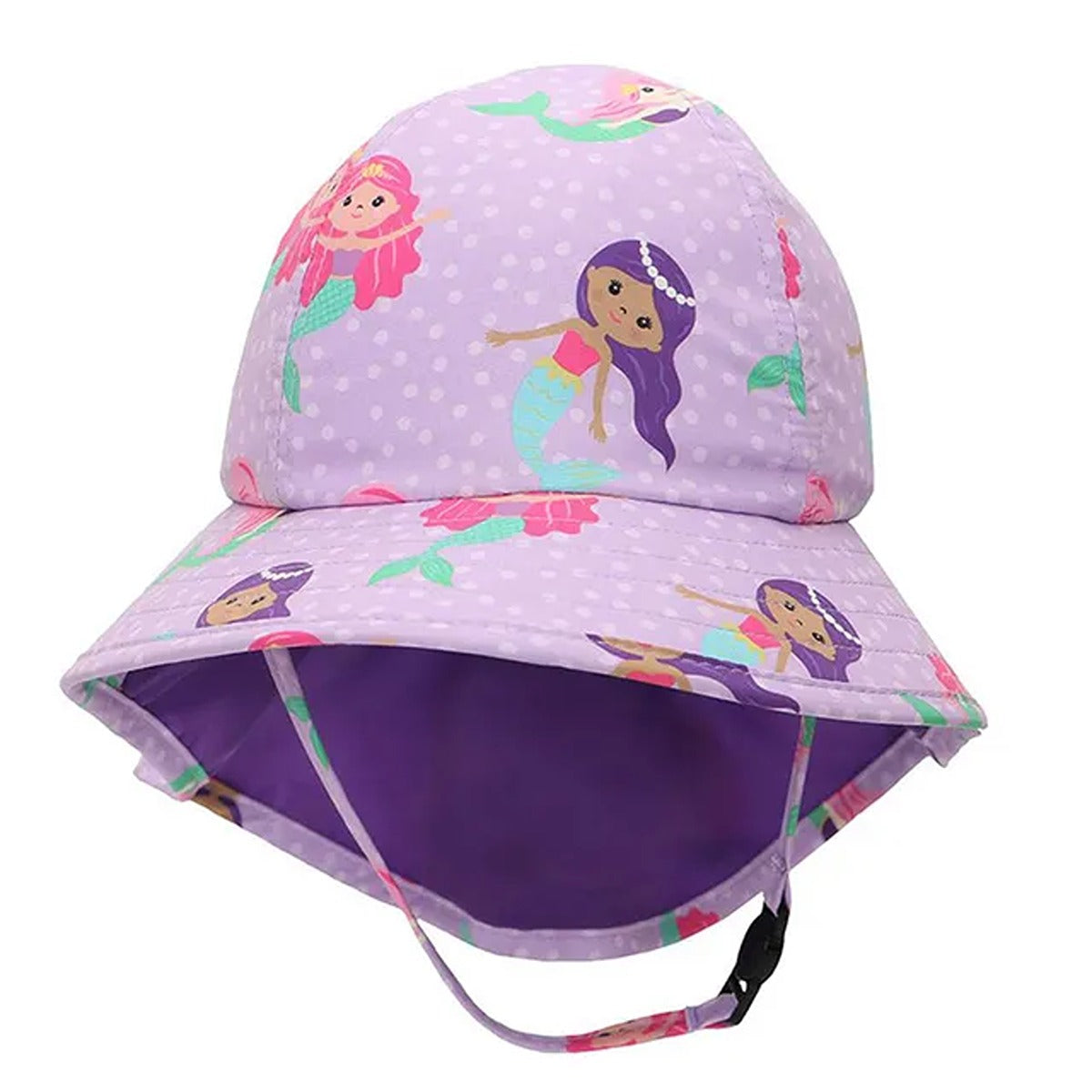 Zoocchini UPF50+ Cape Sunhat - Mermaid - 2-4Y
