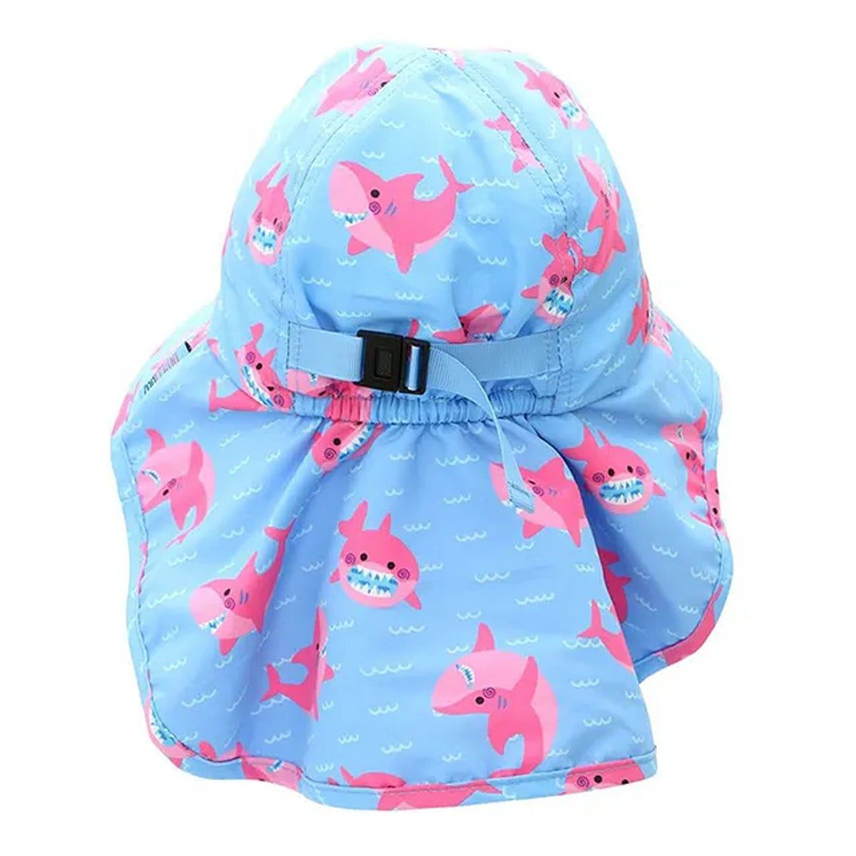 Zoocchini UPF50+ Cape Sunhat - Sophie the Shark - 6-24M