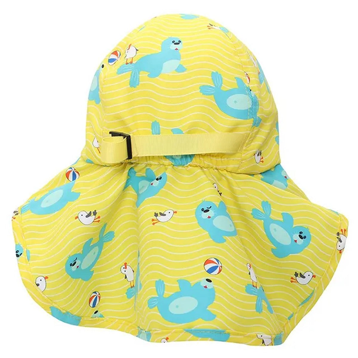 Zoocchini UPF50+ Cape Sunhat - Seal - 2-4Y