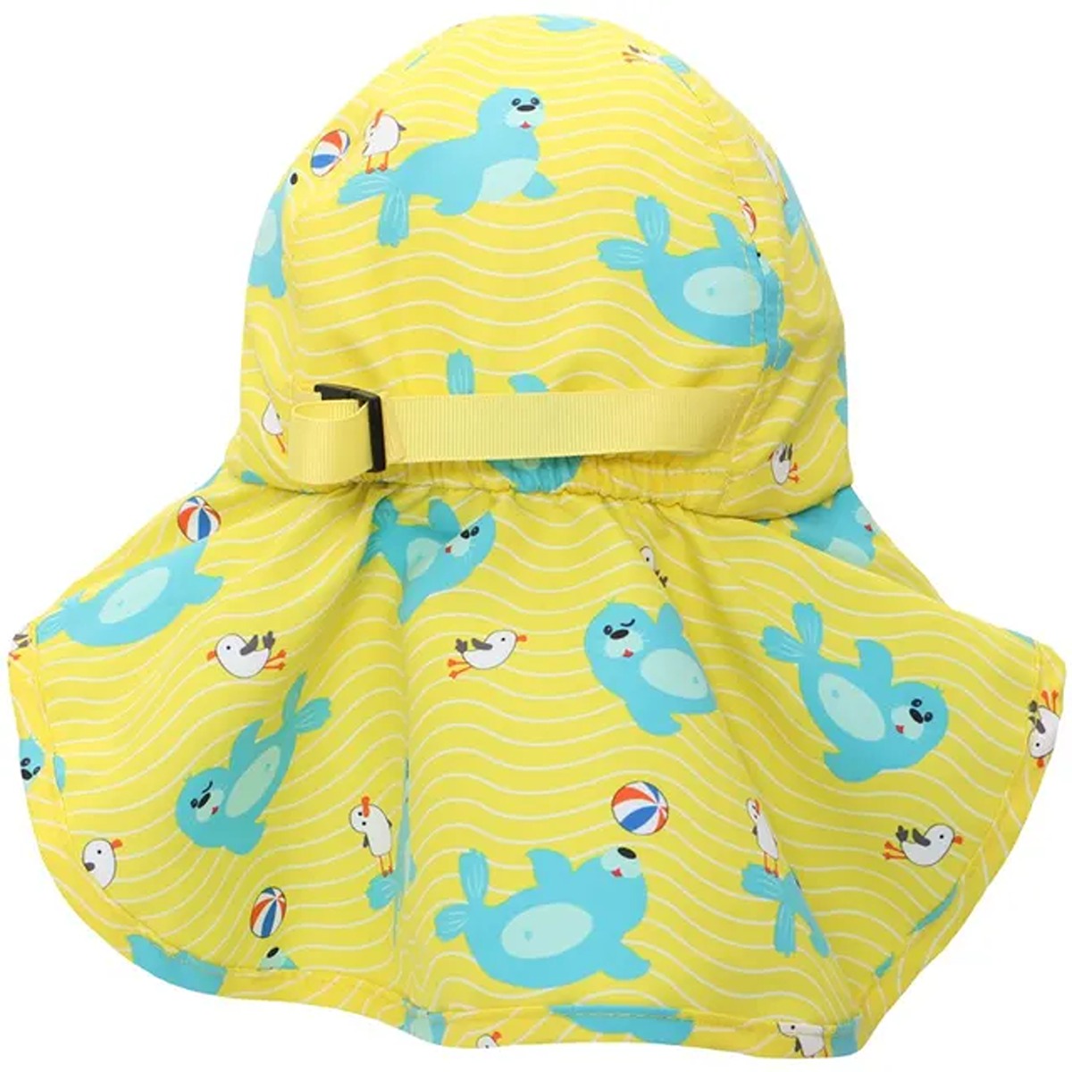 Zoocchini UPF50+ Cape Sunhat - Seal - 6-24M
