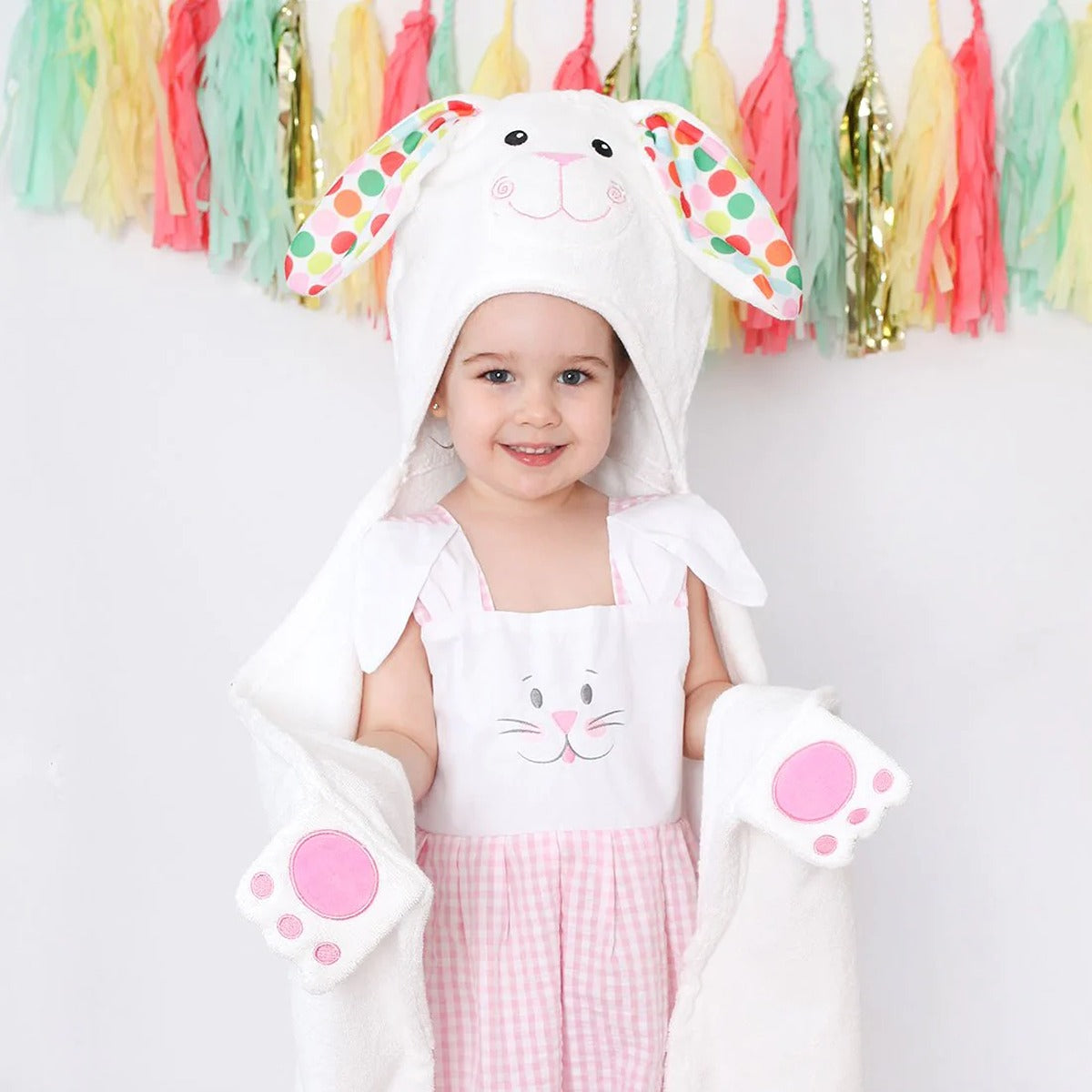 Zoocchini Hooded Towel - Bella the Bunny