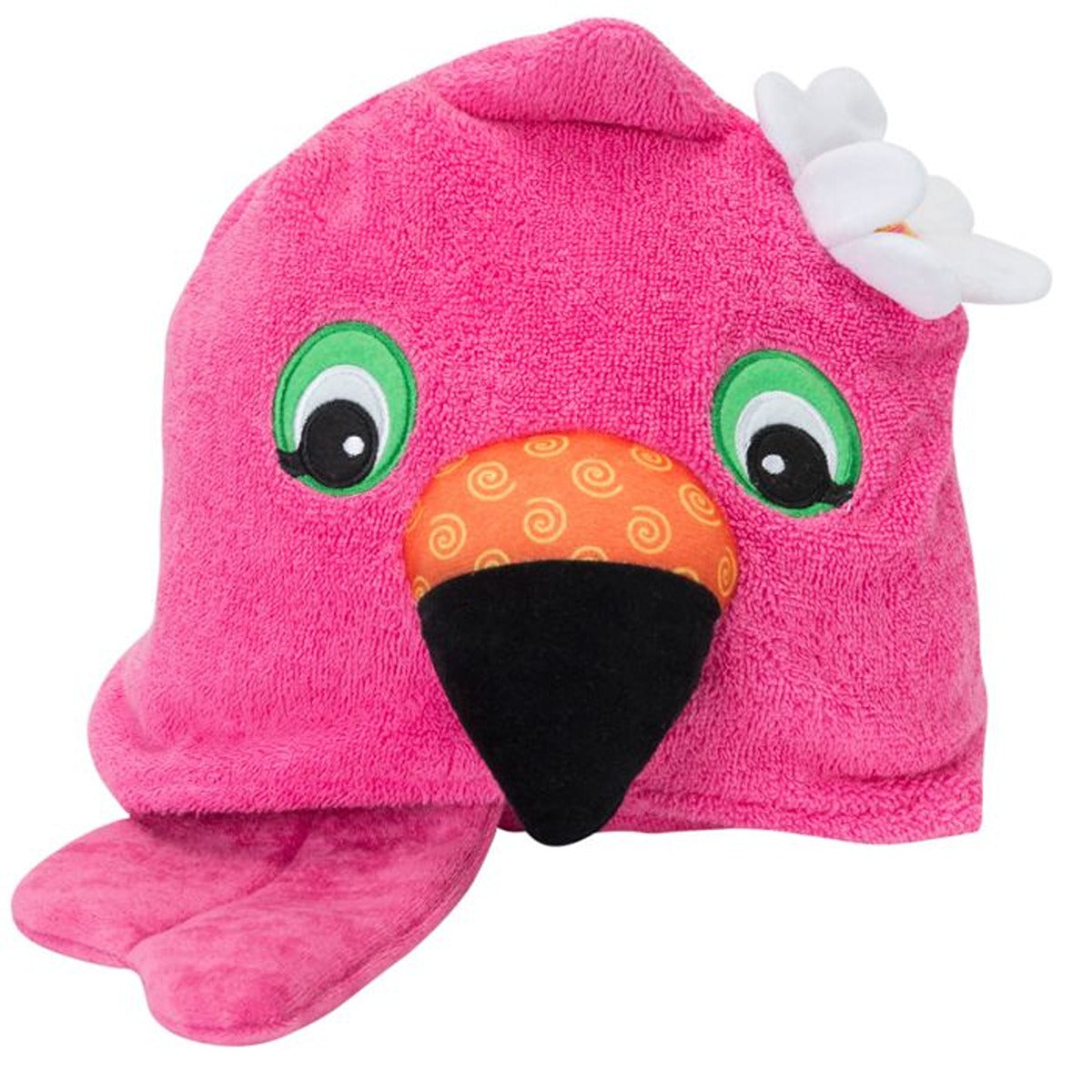 Zoocchini Hooded Towel - Franny the Flamingo