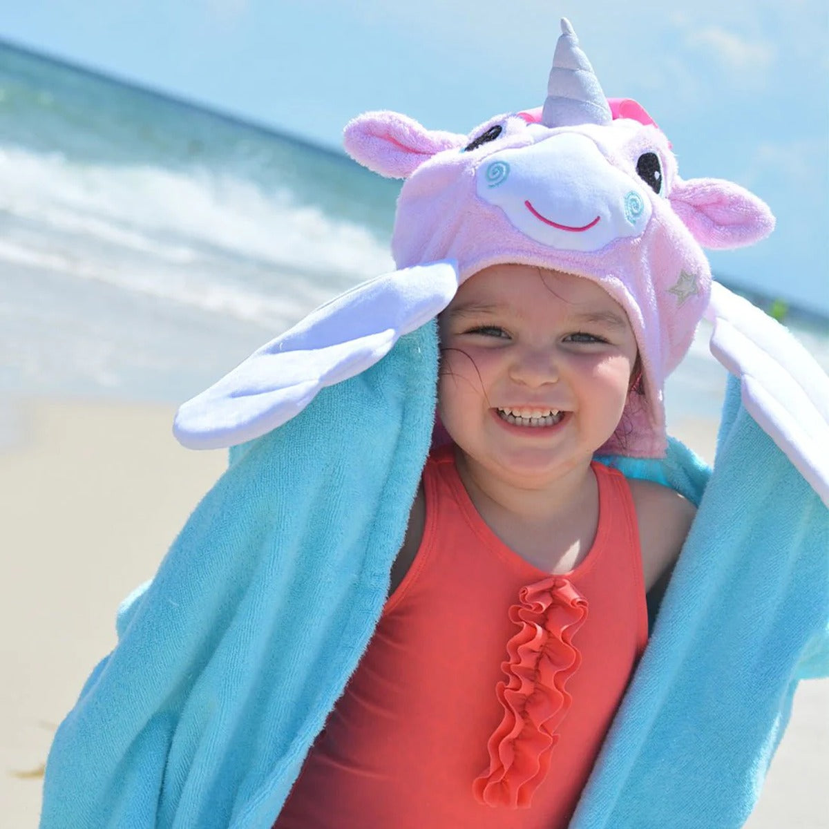 Zoocchini Hooded Towel - Allie the Alicorn