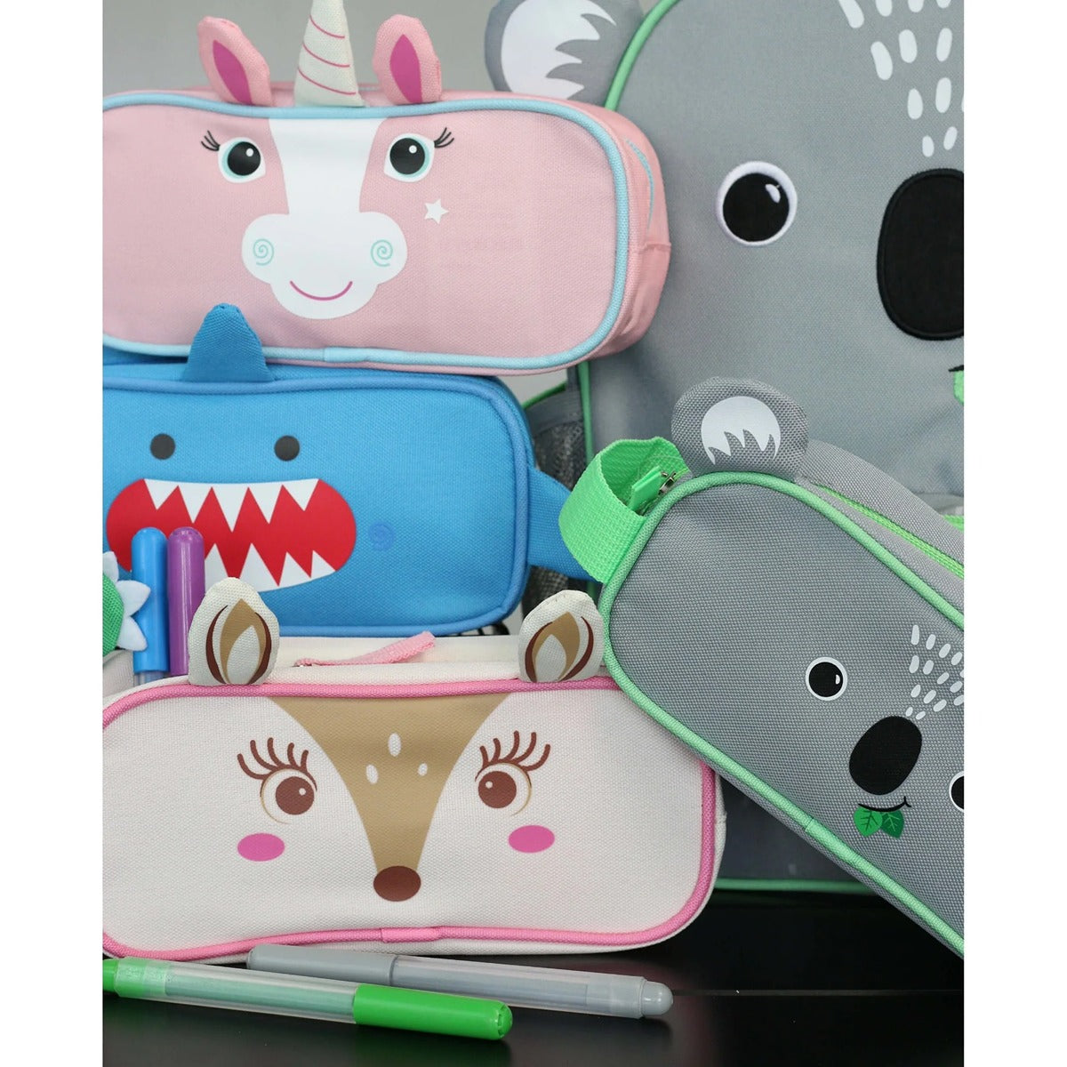 Zoocchini Pencil Case - Sherman The Shark