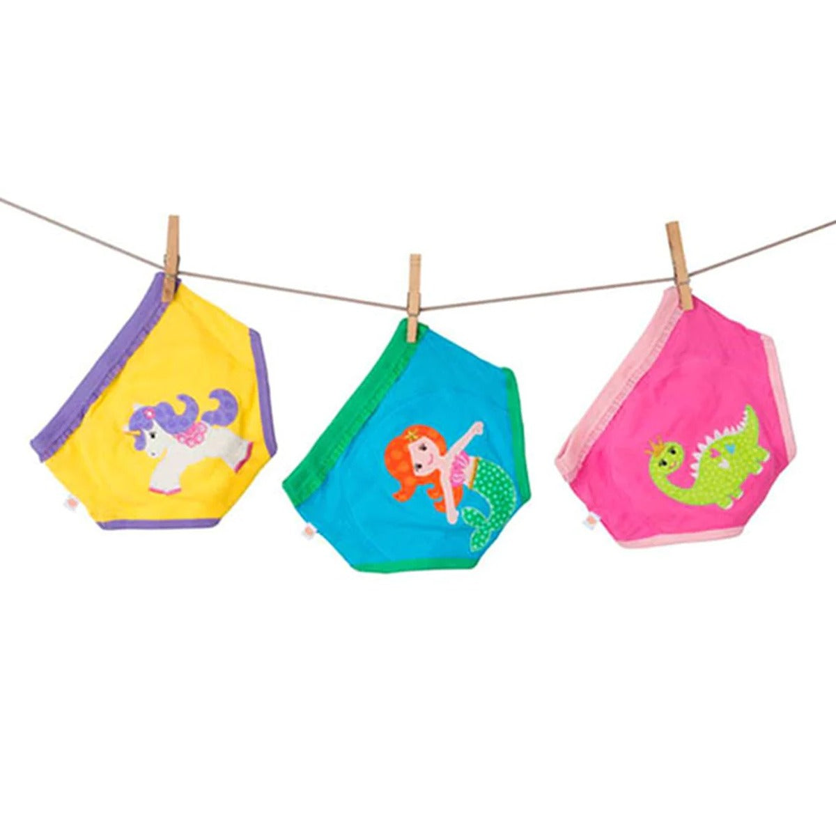 Zoocchini 3 Piece Organic Potty Training Pants Set - Girls - Fairy Tails - 3T/4T