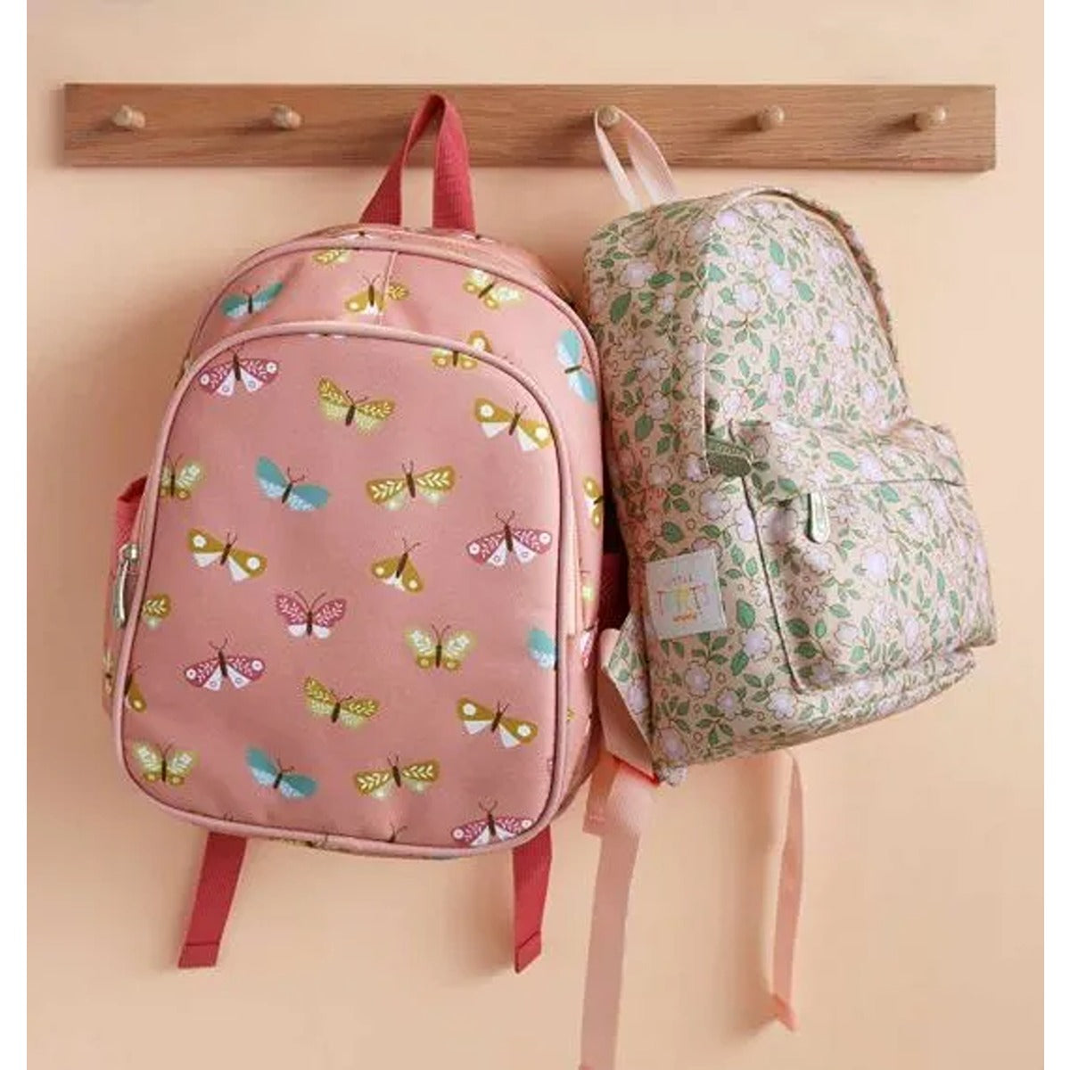 A Little Lovely Company Little Backpack Blossoms Pink