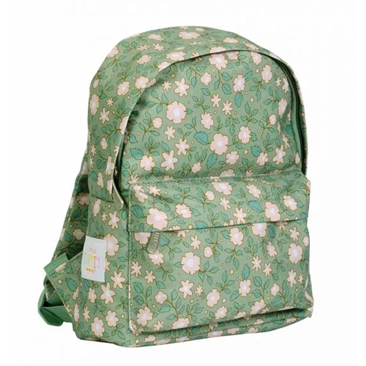A Little Lovely Company Little Backpack Blossoms Sage