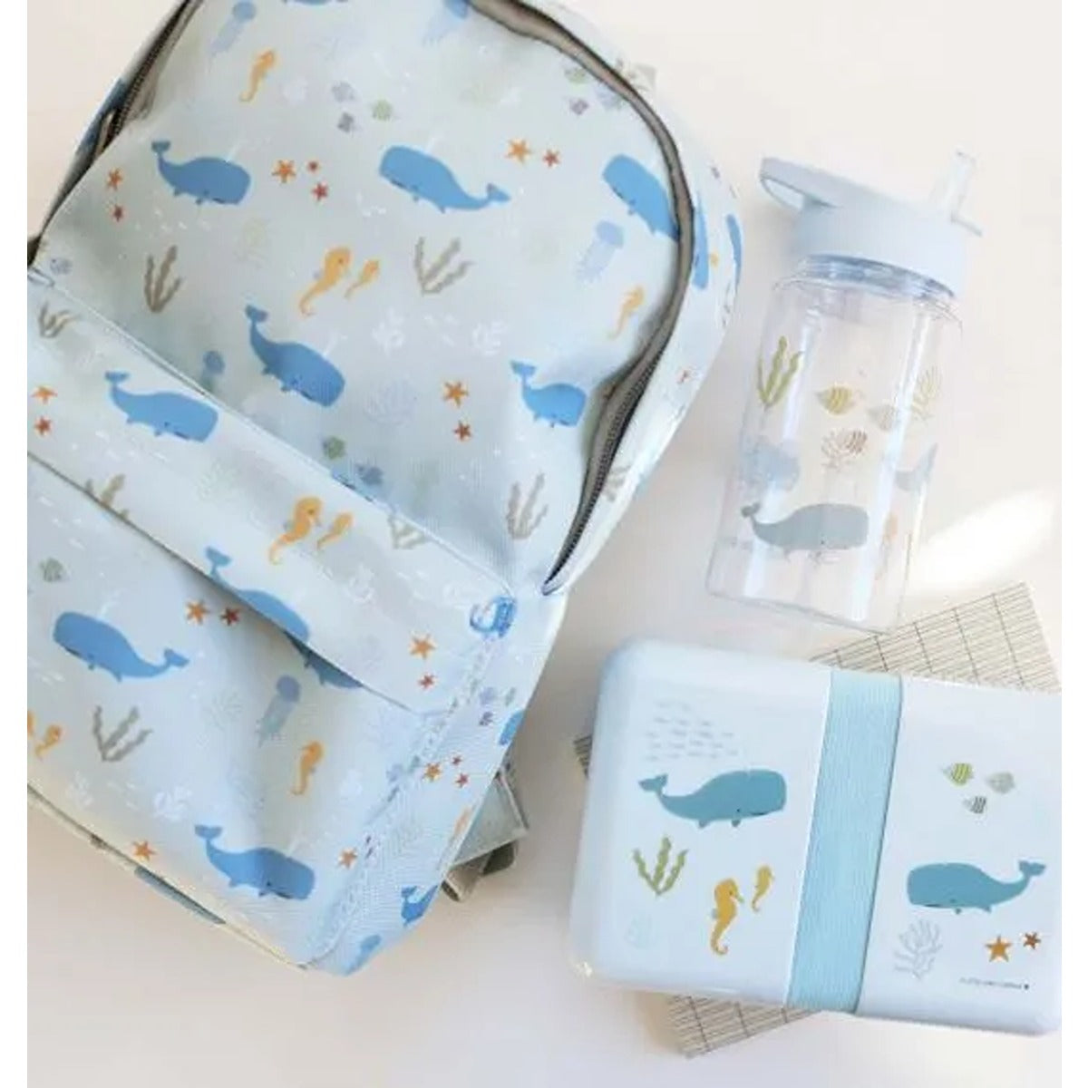 A Little Lovely Company Little Backpack - Ocean