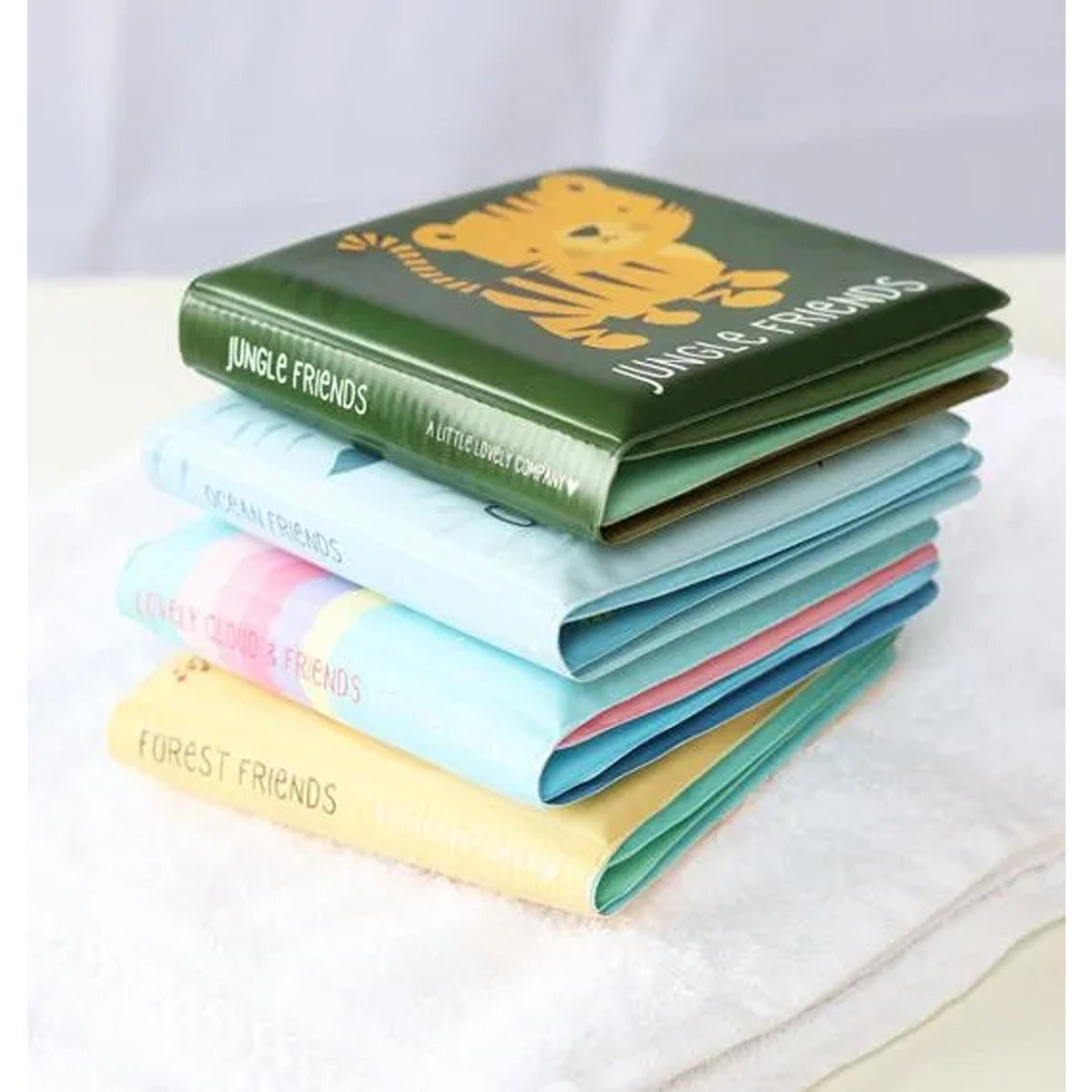 A Little Lovely Company Bath book: Jungle (friends)