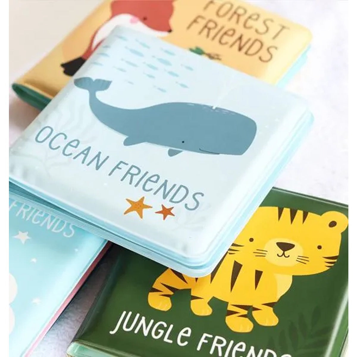 A Little Lovely Company Bath book: Ocean (friends)