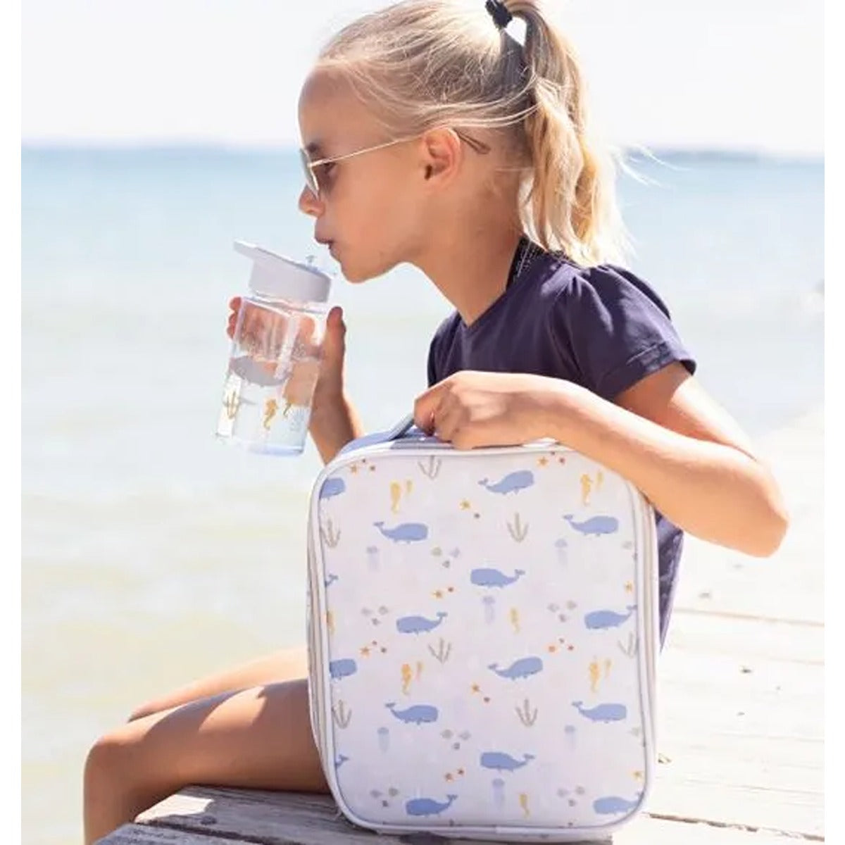 A Little Lovely Company Cool bag Insulated Ocean