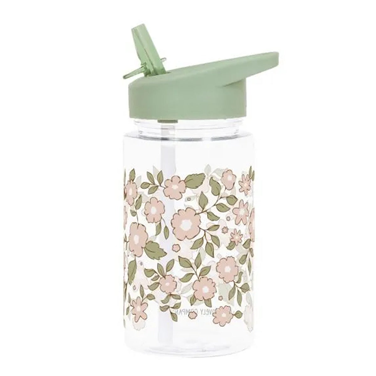 A Little Lovely Company Drink Bottle - Blossoms - Sage