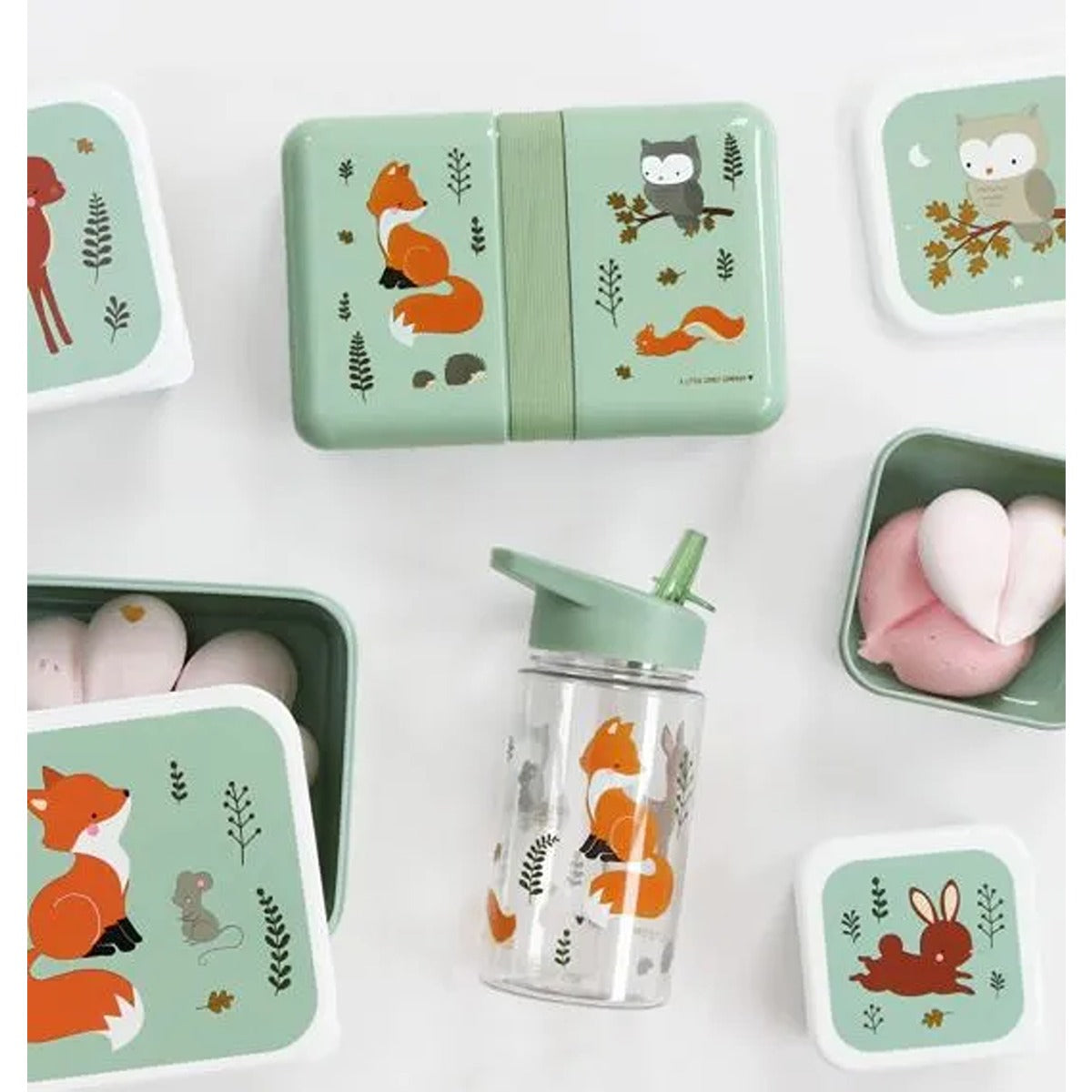 A Little Lovely Company Drink Bottle - Forest Friends