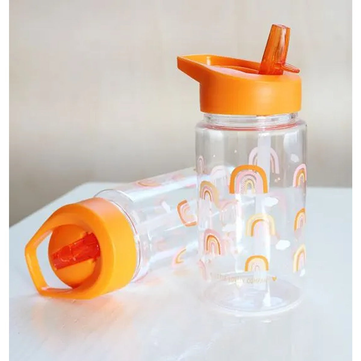 A Little Lovely Company Drink Bottle - Rainbows